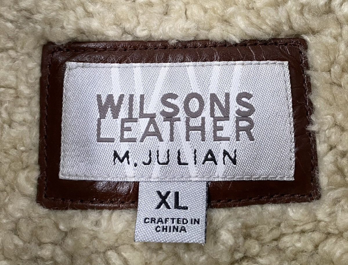 Wilsons Leather VTG Y2K Wilsons Leather Leather Sherpa Lined Jacket Large Size US L / EU 52-54 / 3 - 4 Thumbnail