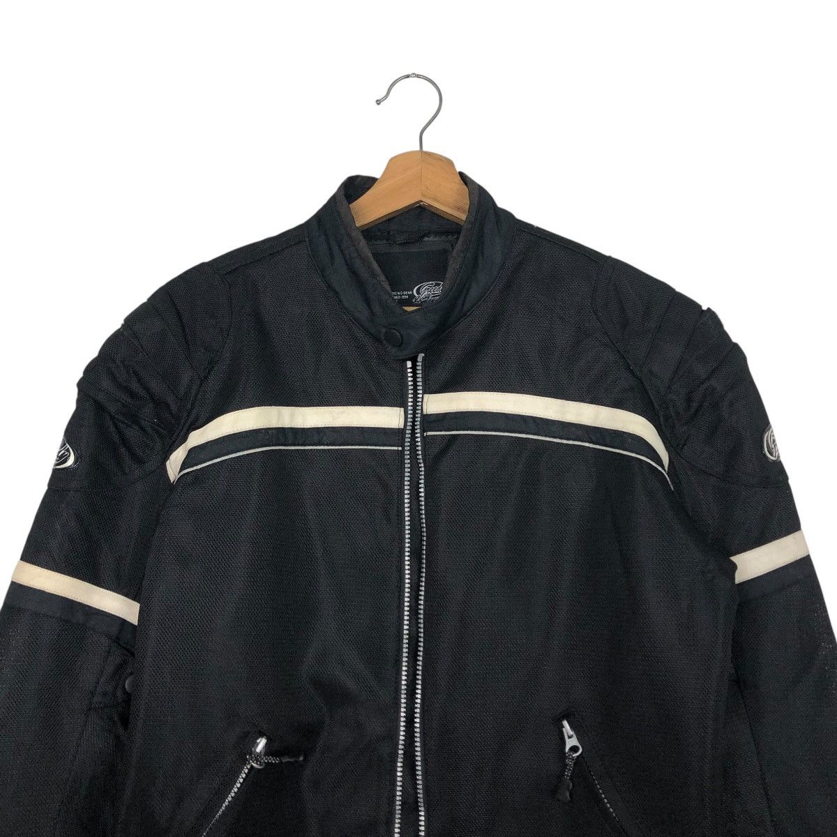 Japanese Brand 🔥RICH BLACK VINTAGE RACING BIKER JACKET GREEDY BIG LOGO Size US M / EU 48-50 / 2 - 5 Thumbnail