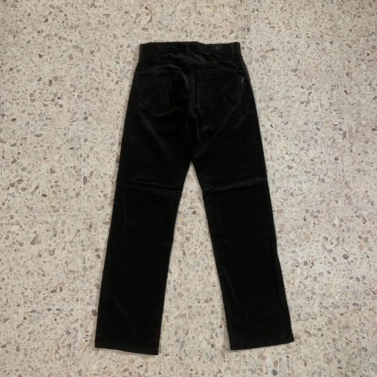 Fiorucci Vintage Fiorucci Black Lot 6213 Cotton Velvet Trousers Pants Size US 26 / EU 42 - 7 Thumbnail