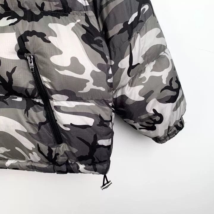 Celine Celine 23 Camouflage Logo Puffer Jacket Size US S / EU 44-46 / 1 - 4 Thumbnail