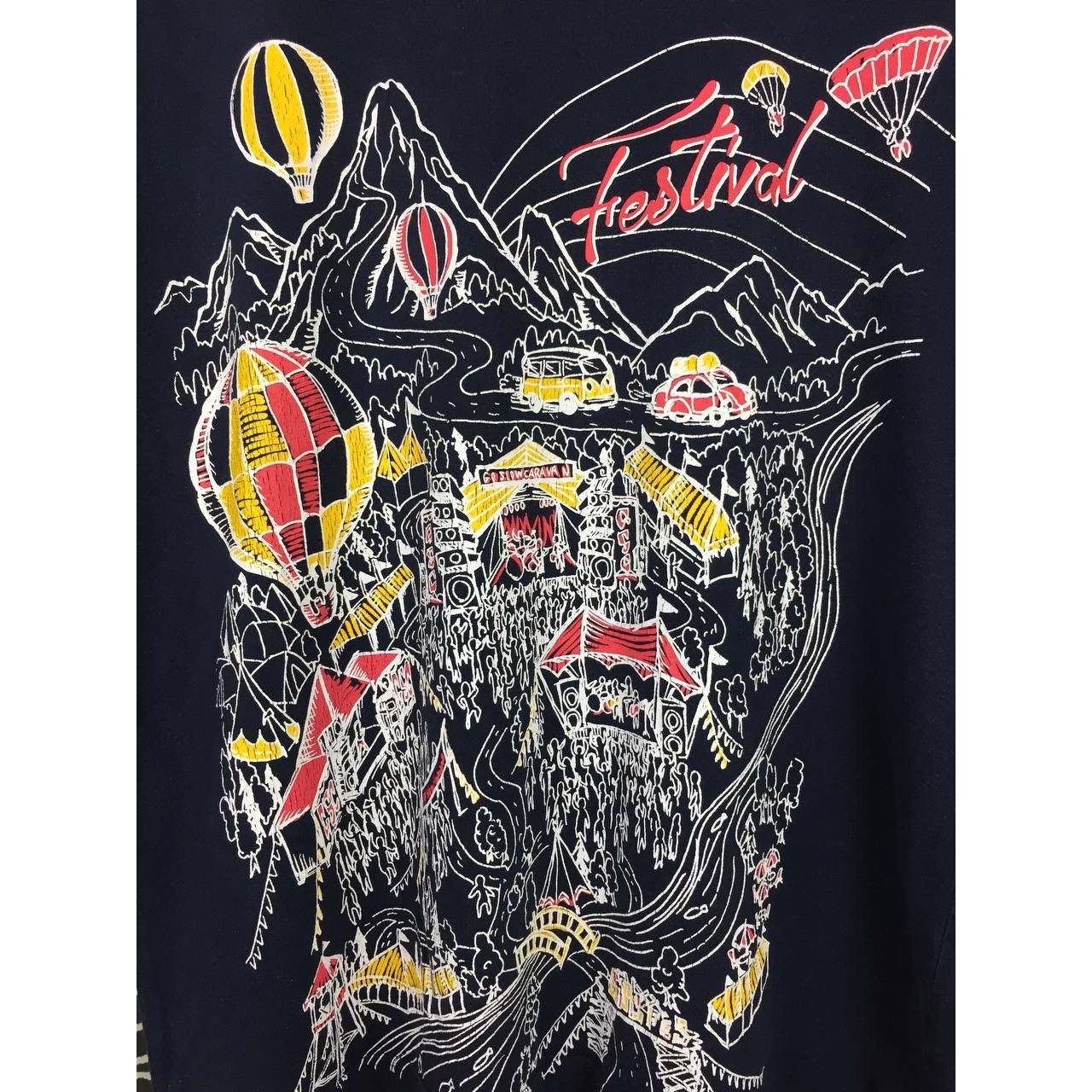 Japanese Brand × go slow caravan Go Slow Caravan Festival All Over Print Tee Size 4 Large Size US L / EU 52-54 / 3 - 4 Thumbnail