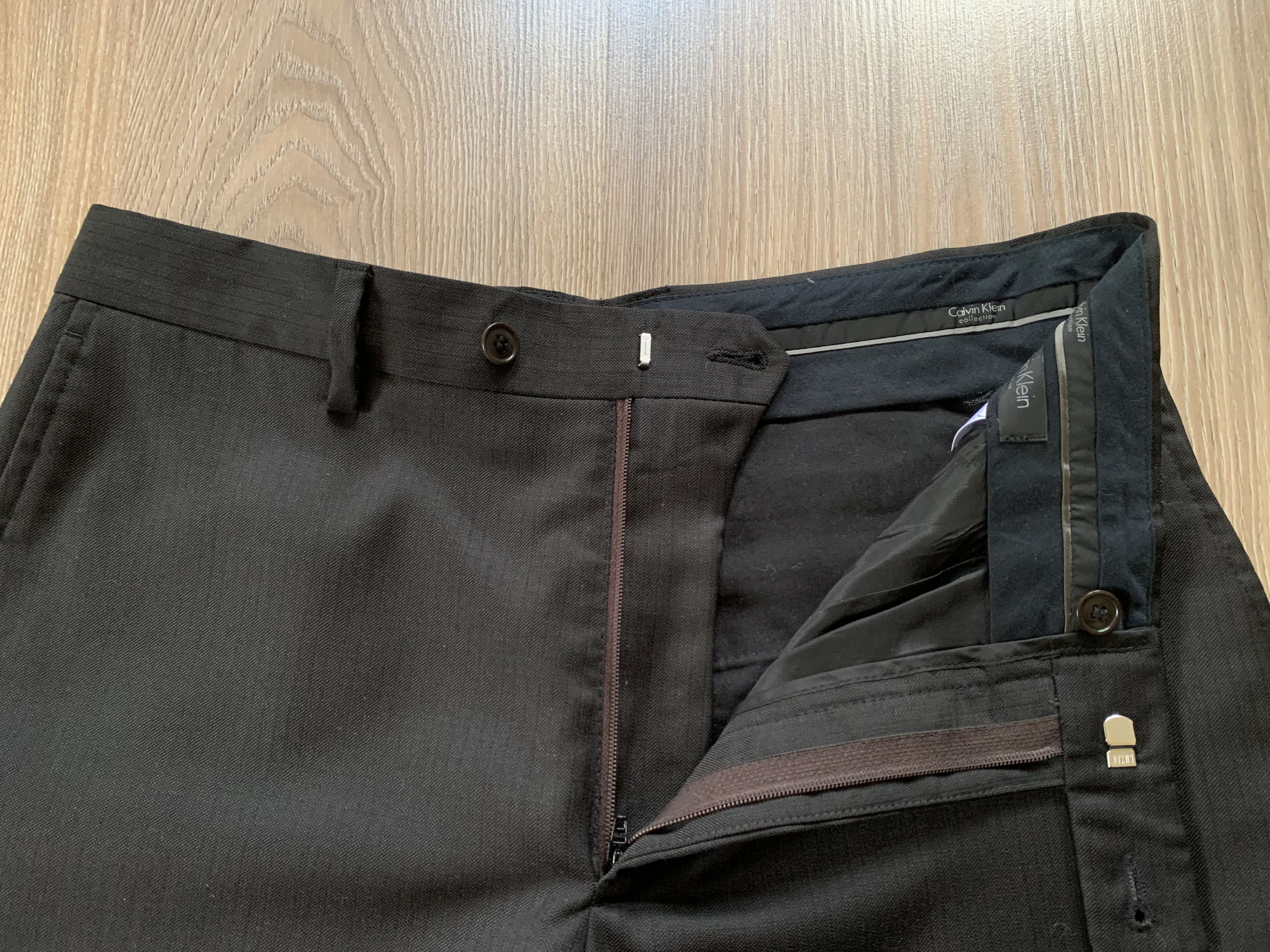 Calvin Klein Calvin Klein Collection Vintage Wool Pants Trousers Size 48L - 5 Thumbnail