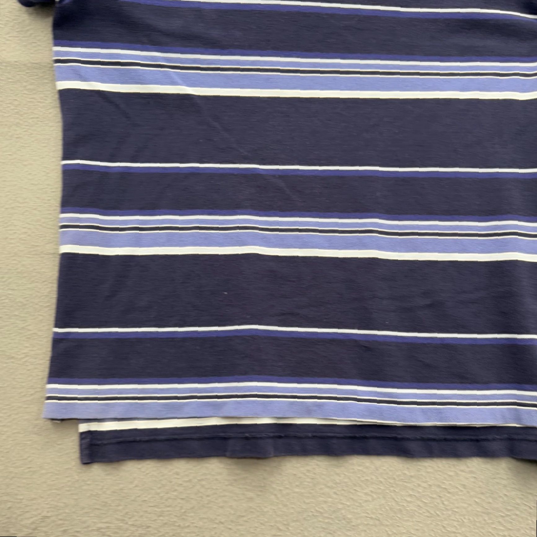 Ralph Lauren Ralph Lauren Polo Shirt Mens XL Navy Blue Striped Short Sleeve Polo Jeans Co Size US XL / EU 56 / 4 - 6 Thumbnail