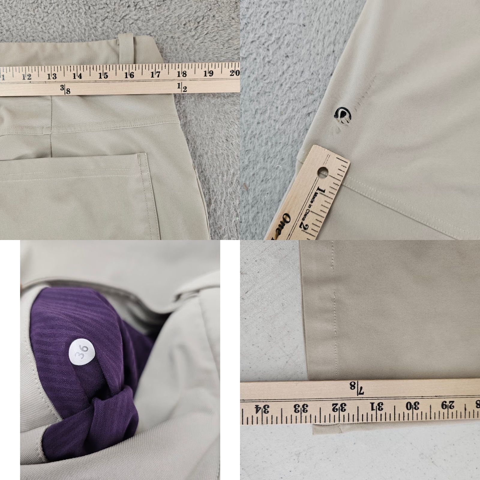 Lululemon Lululemon Commission Performance Golf Pants Mens 36 Khaki Straight Leg Vented Size US 36 / EU 52 - 8 Thumbnail