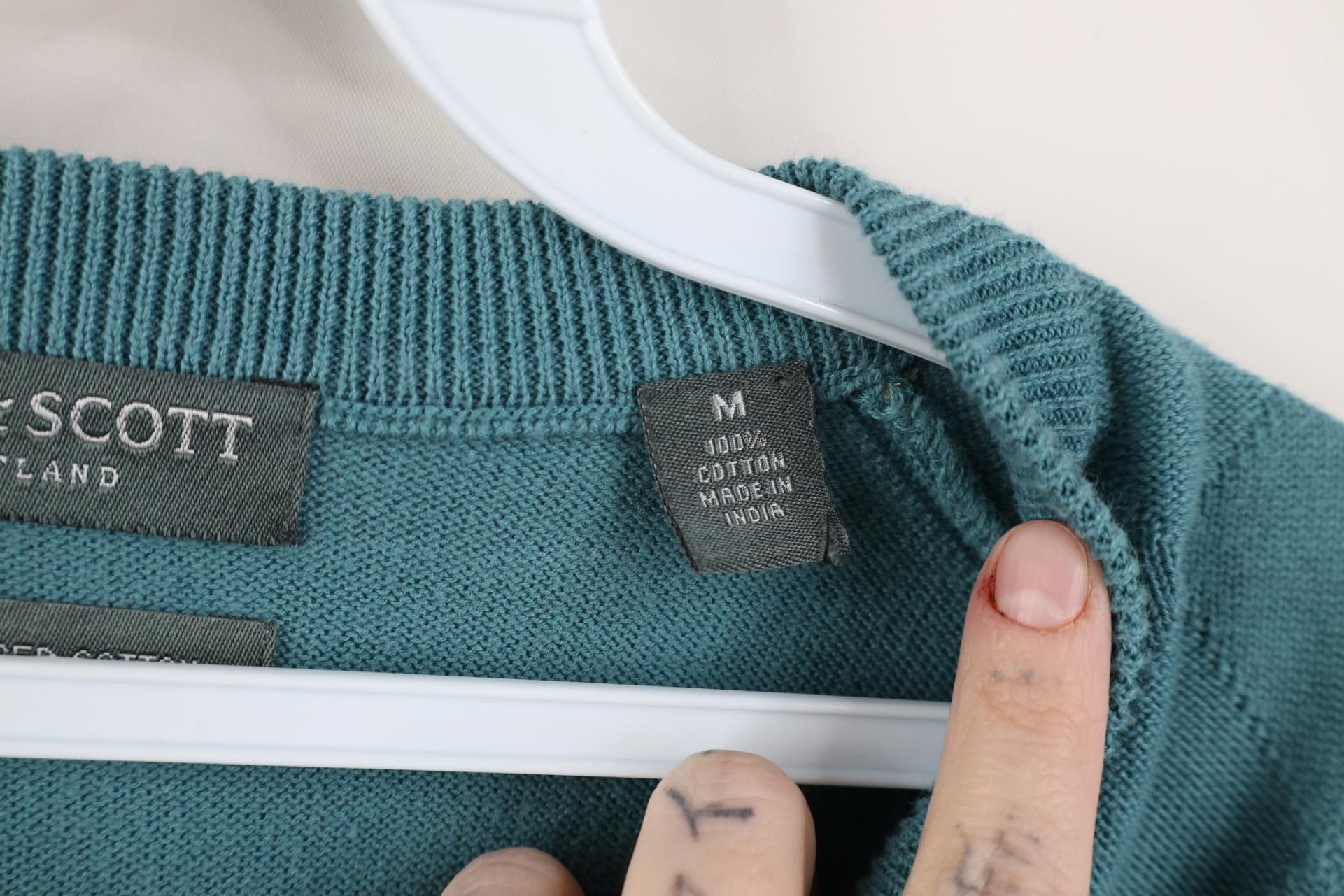 Vintage Vintage 90s Y2K Streetwear Combed Cotton Knit Golf Sweater Size US M / EU 48-50 / 2 - 6 Thumbnail