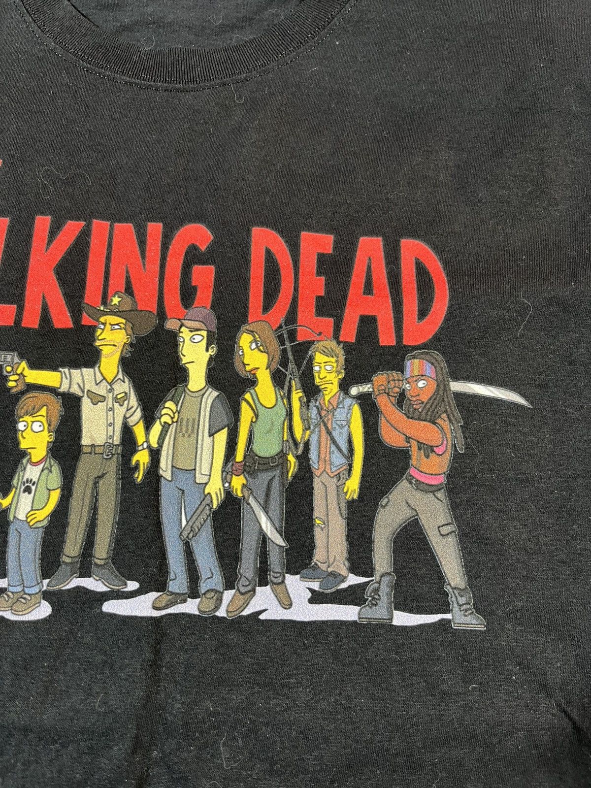 The Simpsons × Vintage The Walking Dead Simpsons T Shirt Size US XL / EU 56 / 4 - 4 Thumbnail