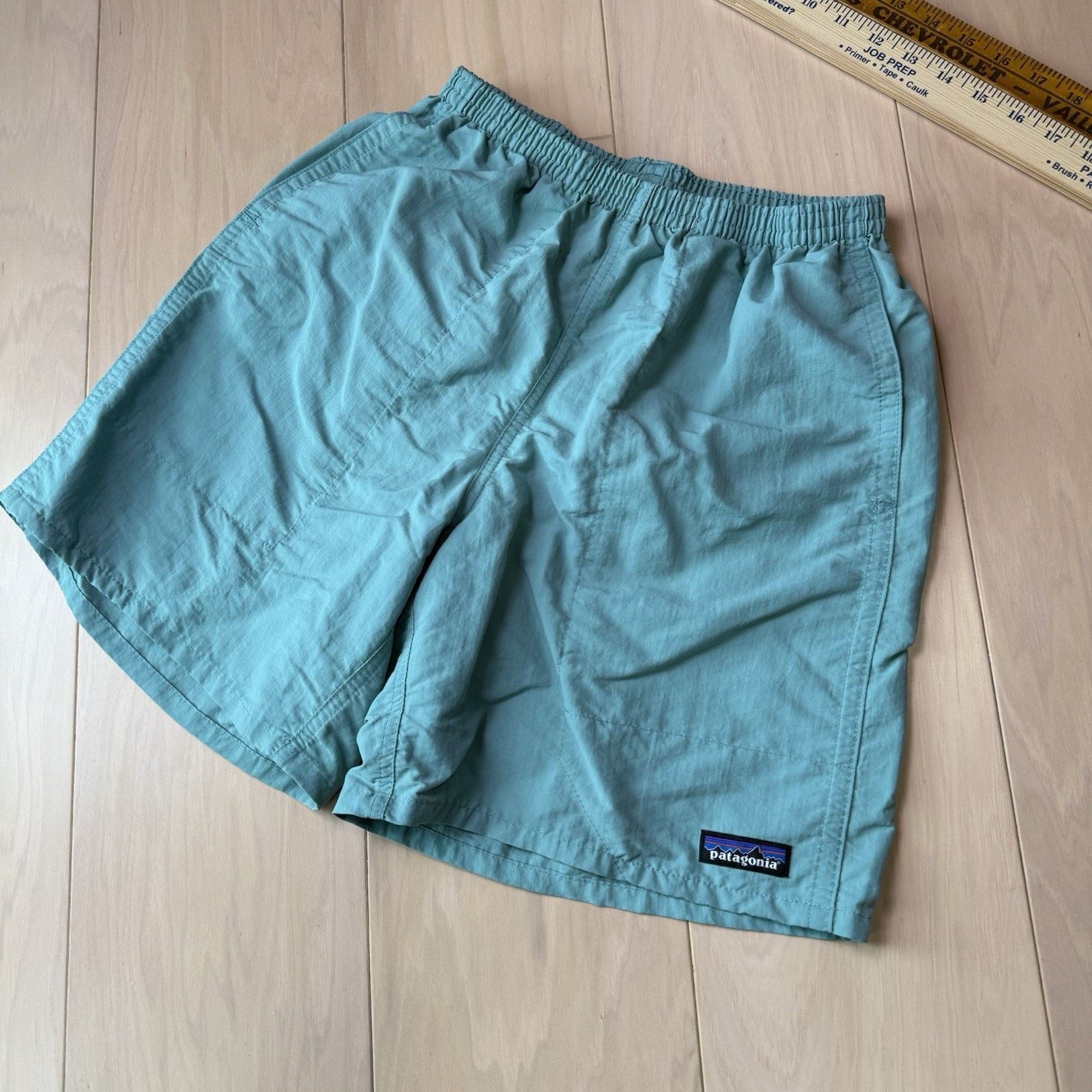 Patagonia Patagonia Baggies Small Teal Lined 7" Long Lightweight Size US 26 / EU 42 - 9 Thumbnail