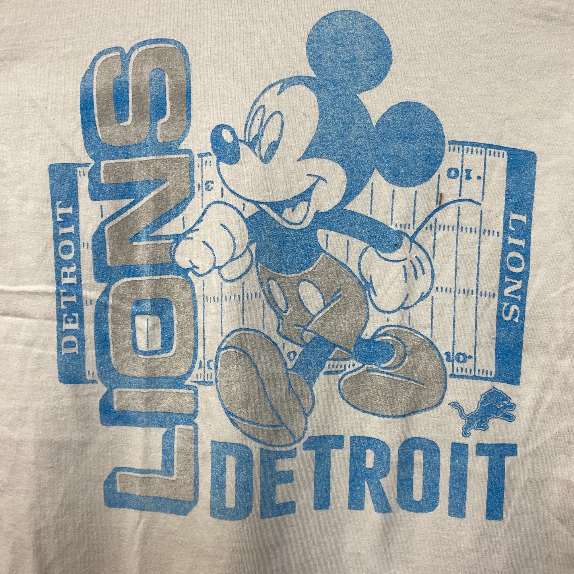 Disney Disney x Junk Food NFL Detroit Lions Mickey Mouse Field T-Sh Size US XS / EU 42 / 0 - 2 Thumbnail