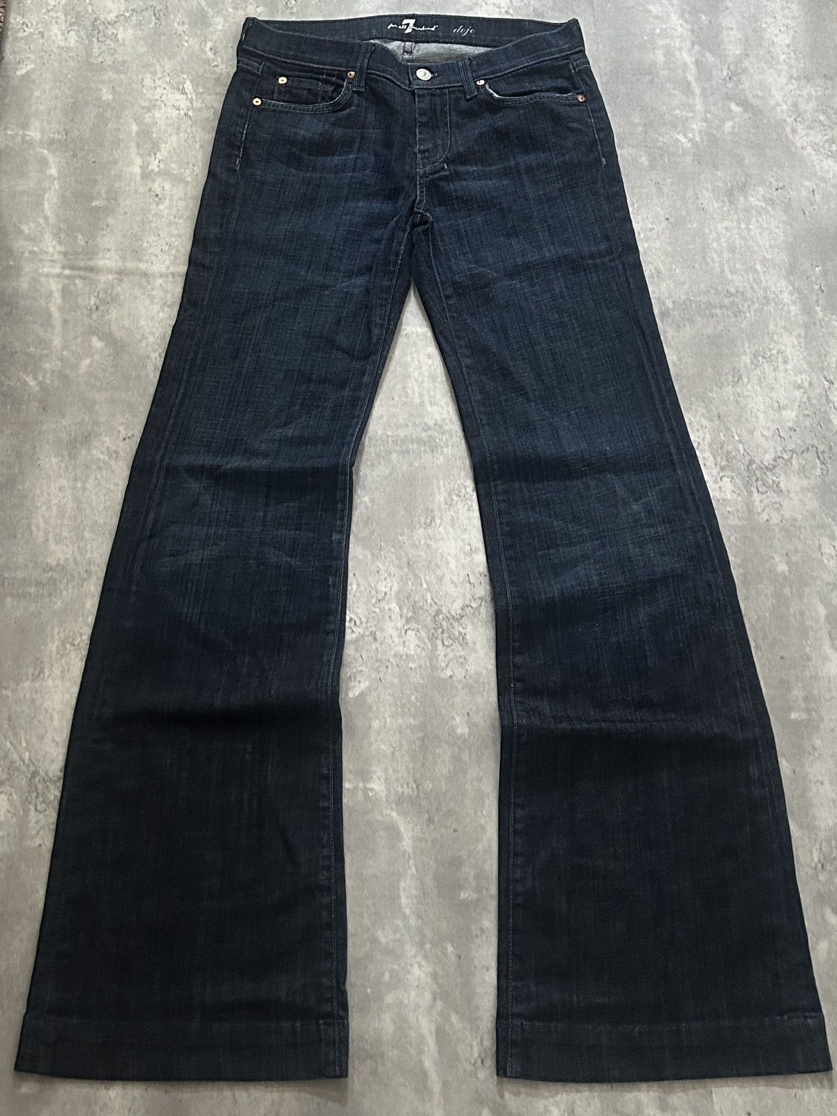 7 For All Mankind 7 For All Mankind Vintage Flare Dojo Jeans Size US 29 - 1 Thumbnail