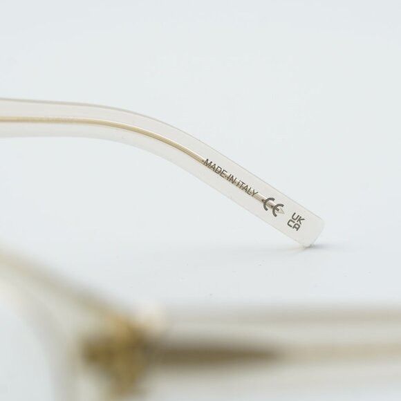 Saint Laurent Paris Saint Laurent SLM97 009 Eyeglasses Transparent Yellow 54mm Size ONE SIZE - 10 Thumbnail