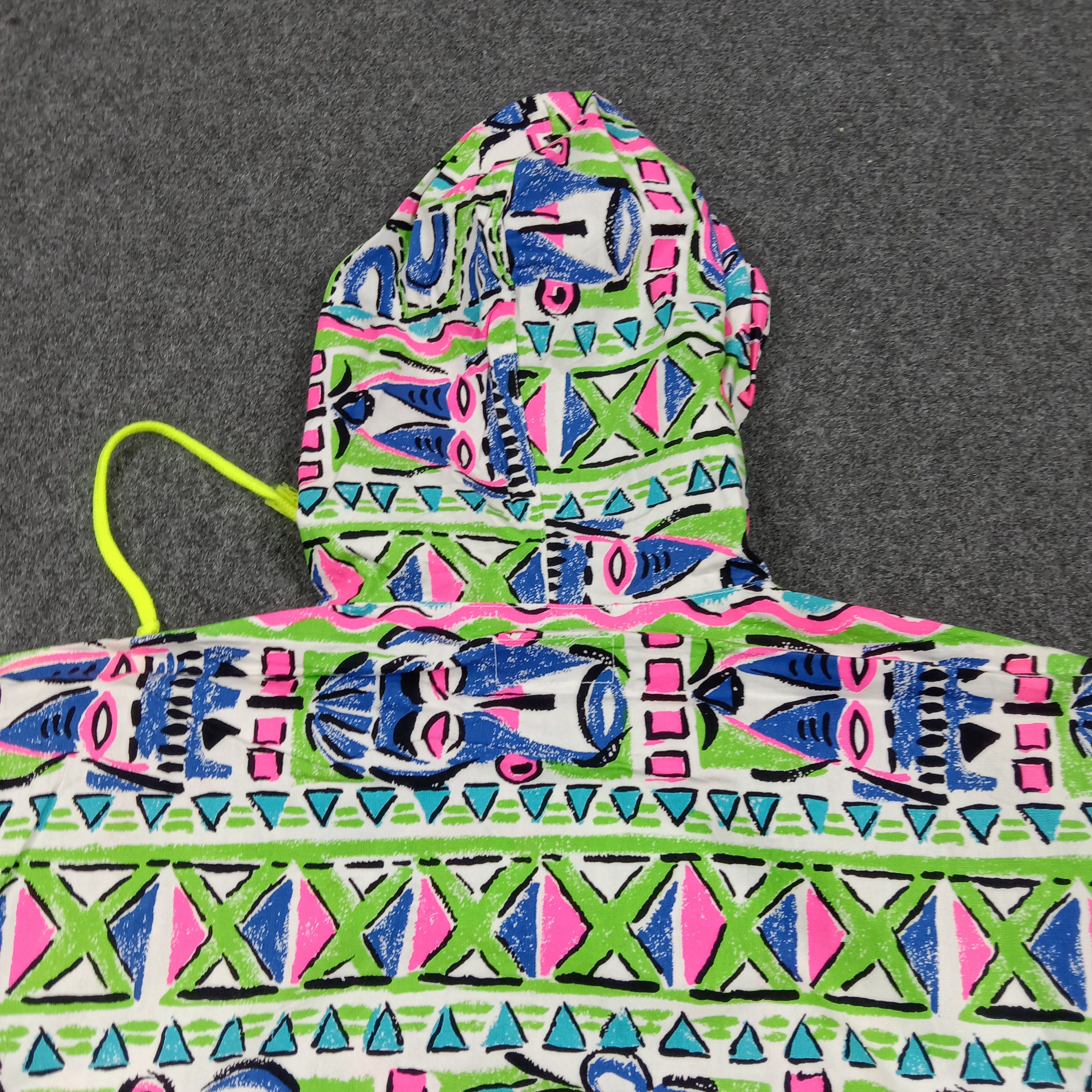 O'Neill Vintage 80s O'Neill Surf Neon Geometric Retro Jacket C282N1 Size US M / EU 48-50 / 2 - 5 Thumbnail