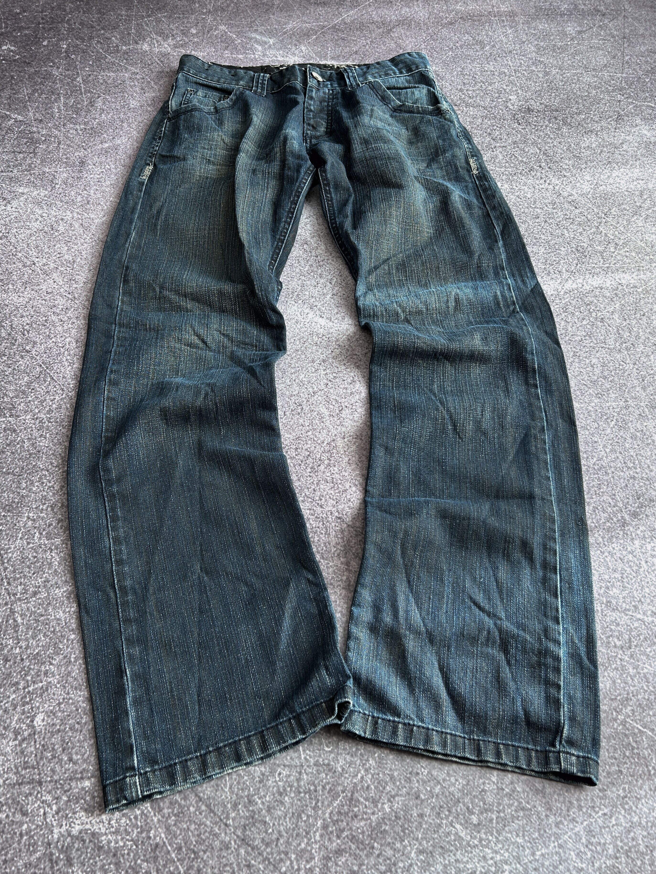 Designer Vintage Rick Owens Junya Watanabe Style Washed Jeans Size US 30 / EU 46 - 1 Thumbnail