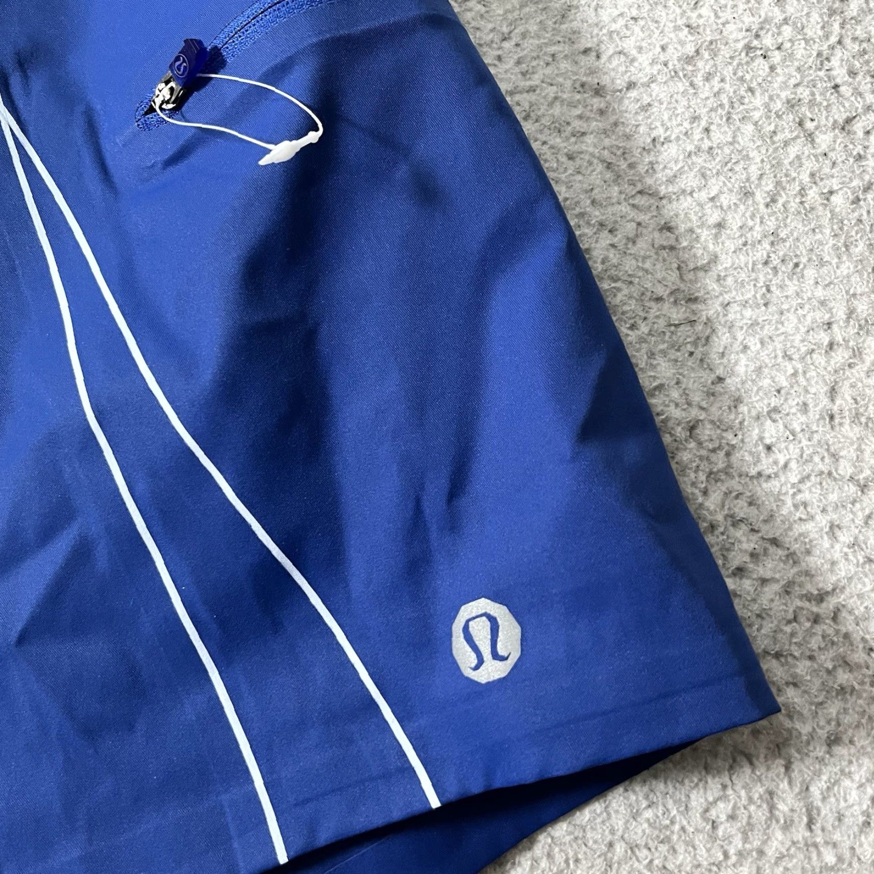 Lululemon Lululemon Board Shorts Mens 40 Blue Swim Trunks Pockets Beach Drawstring Size US 40 / EU 56 - 2 Thumbnail