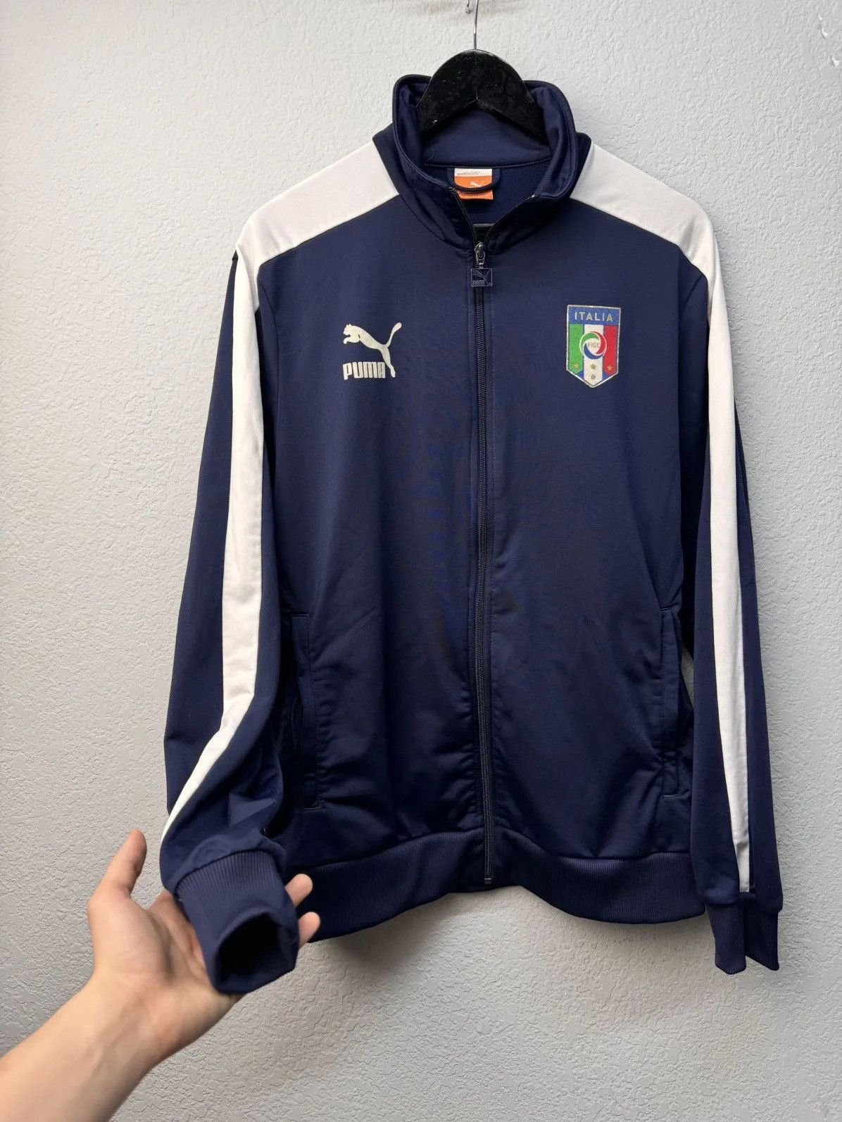 Puma × Vintage Puma Vintage Italy National Team 2012/13 Track Jacket Size M Size US M / EU 48-50 / 2 - 4 Thumbnail