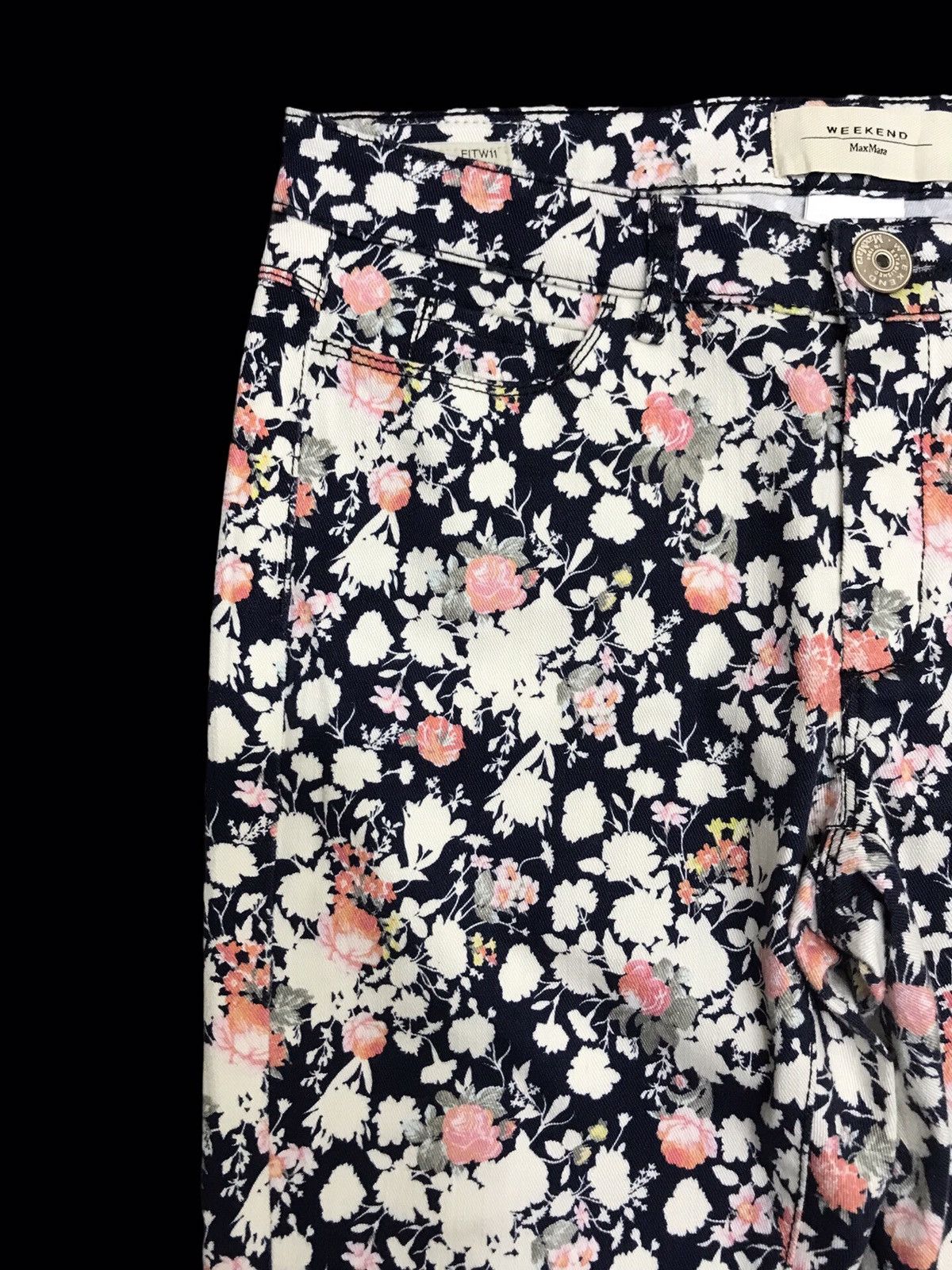 Max Mara 💥LUXURY💥Maxmara Slim Floral Pant F404 Size 30" / US 8 / IT 44 - 5 Thumbnail