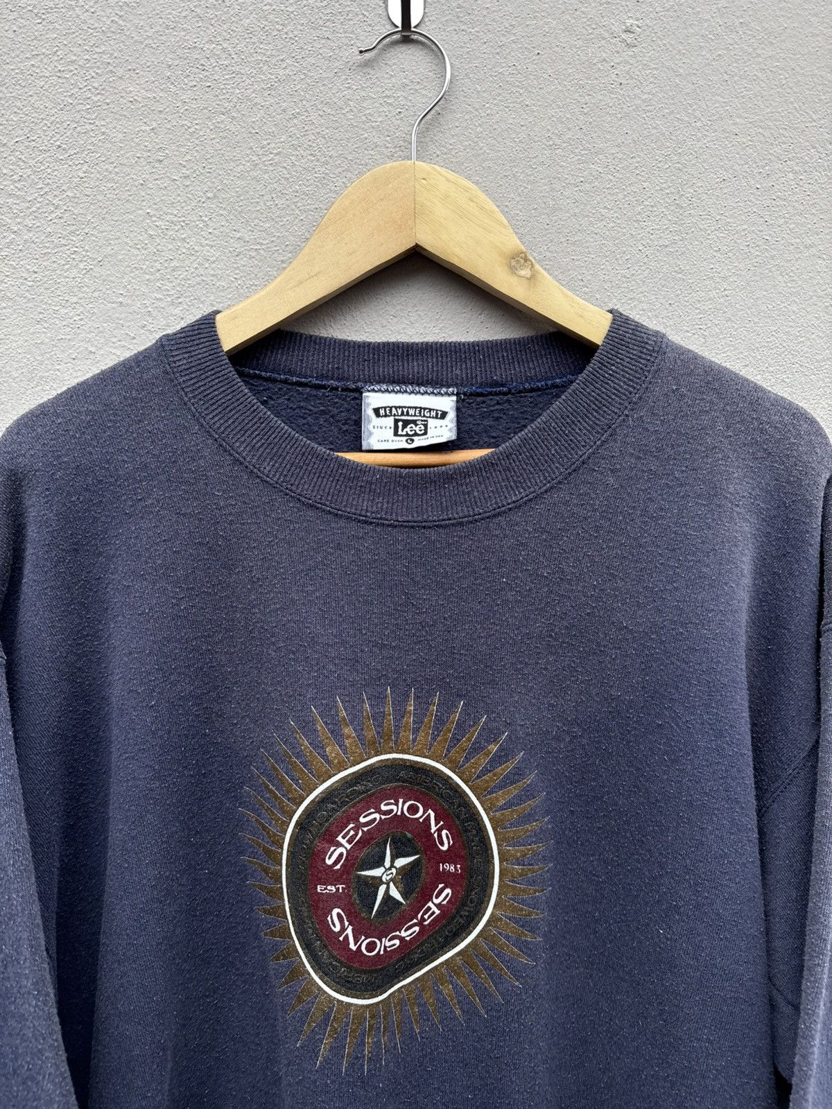 Sessions Vintage 90’s SESSIONS Snowboard / Skateboard Sweatshirt Size US L / EU 52-54 / 3 - 2 Thumbnail