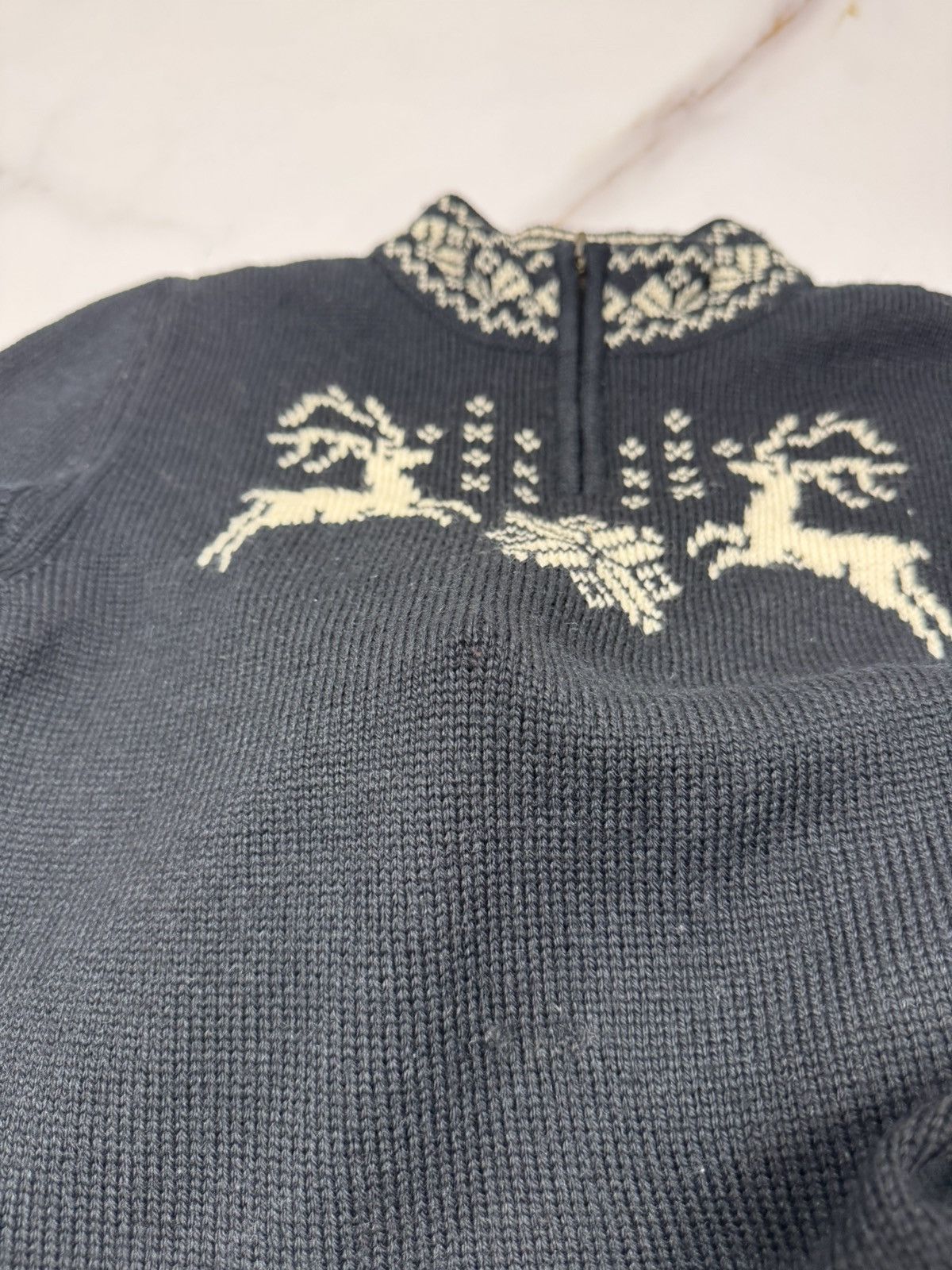 Dale Of Norway Dale of Norway Women's 1/3 zip Knit Sweater Size M / US 6-8 / IT 42-44 - 6 Thumbnail