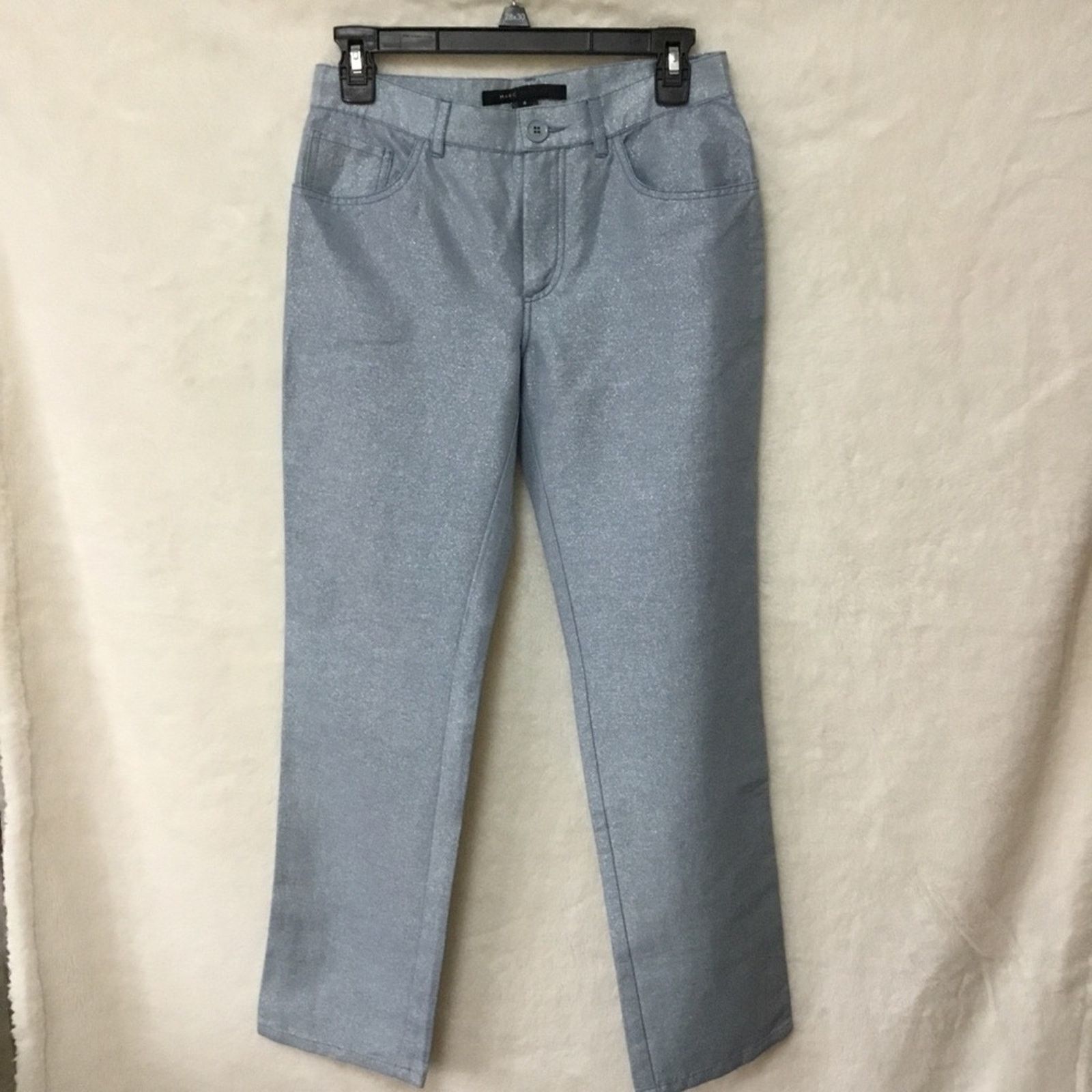 Marc Jacobs Marc Jacobs Blue Sequined Slim-Fit Jeans Size 27" / US 4 / IT 40 - 2 Thumbnail