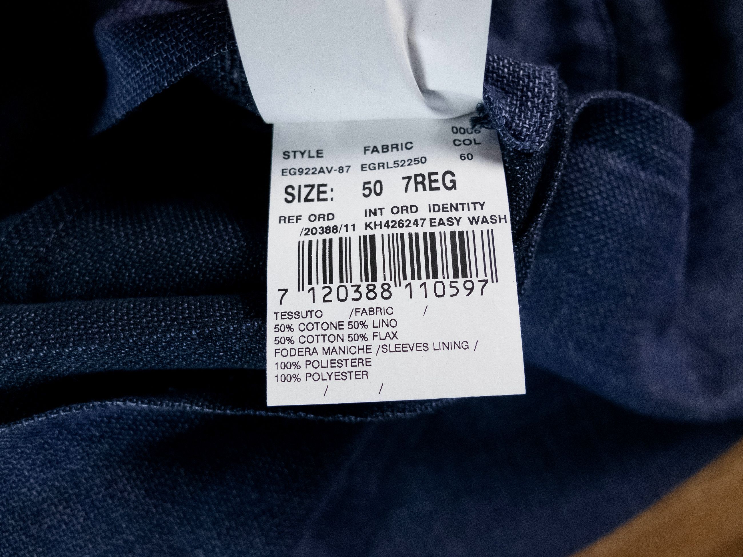 Lardini LARDINI blue linen cotton Spring Summer blazer jacket 40R Size 40R - 13 Thumbnail