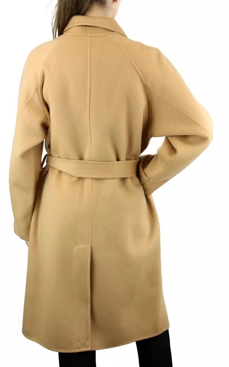 Sandro SANDRO Luciale Coat Womens EU 40 Wool Belted Tasselled Size L / US 10 / IT 46 - 2 Thumbnail