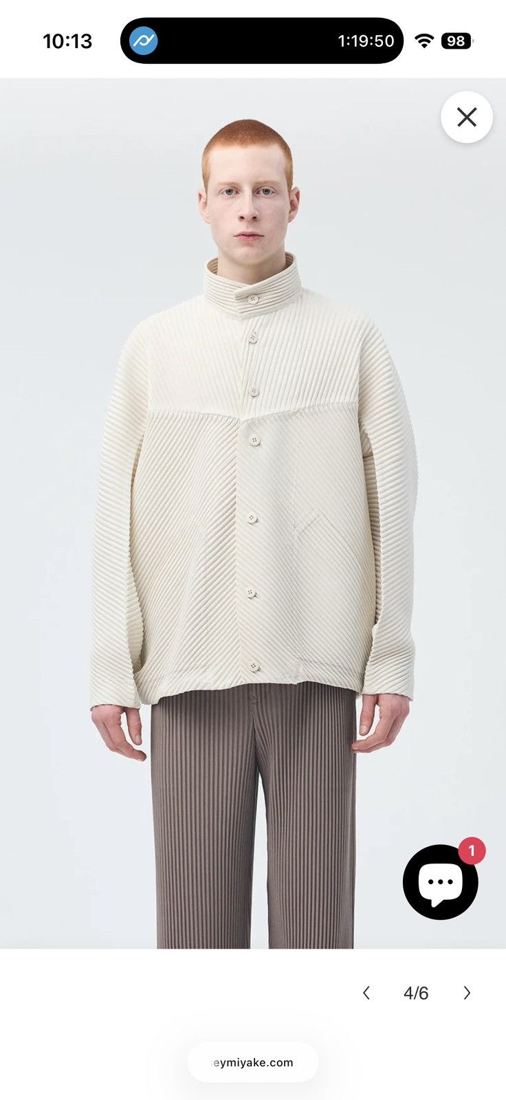 Homme Plisse Issey Miyake Plisse jacket w/ pockets Size US M / EU 48-50 / 2 - 5 Thumbnail