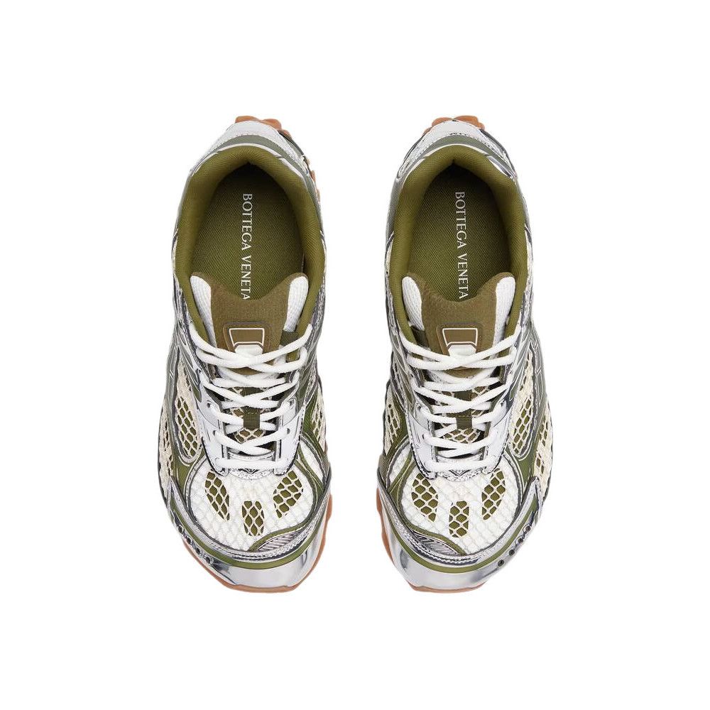 BOTTEGA VENETA Orbit $1050 Women's Mud/White Sneakers New &