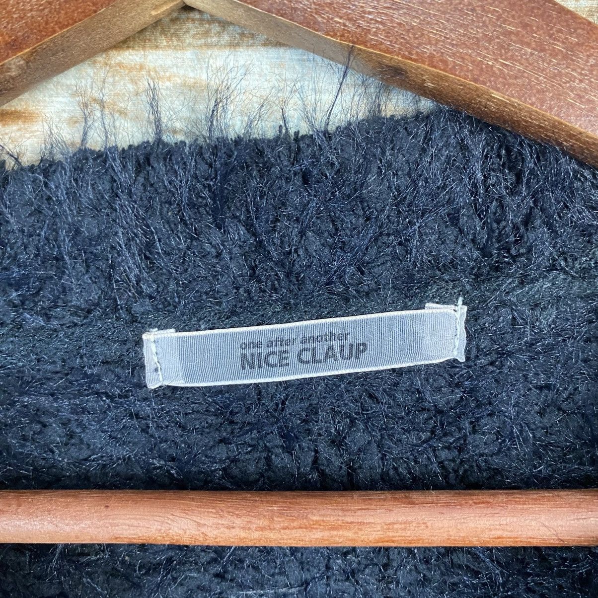 Homespun Knitwear DL Nice Claup Black shaggy fur Mohair Knitwear #C1110 Size M / US 6-8 / IT 42-44 - 10 Thumbnail