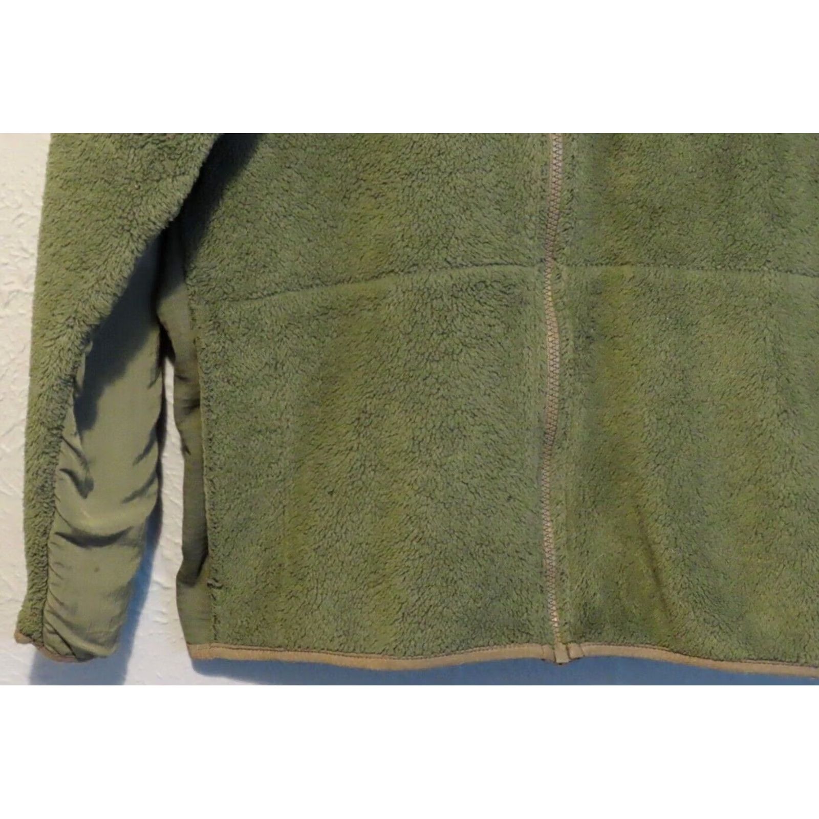 Vintage peckham Jacket Men M Green Fleece Mid-Length Button-Down Casual All Seasons Military Style Reg Logo Size US M / EU 48-50 / 2 - 3 Thumbnail