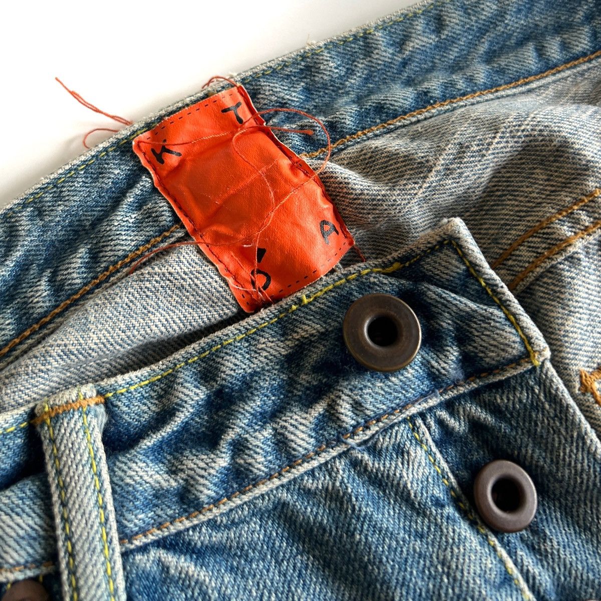 Japanese Brand Kato Selvedge Denim Size US 31 - 5 Thumbnail