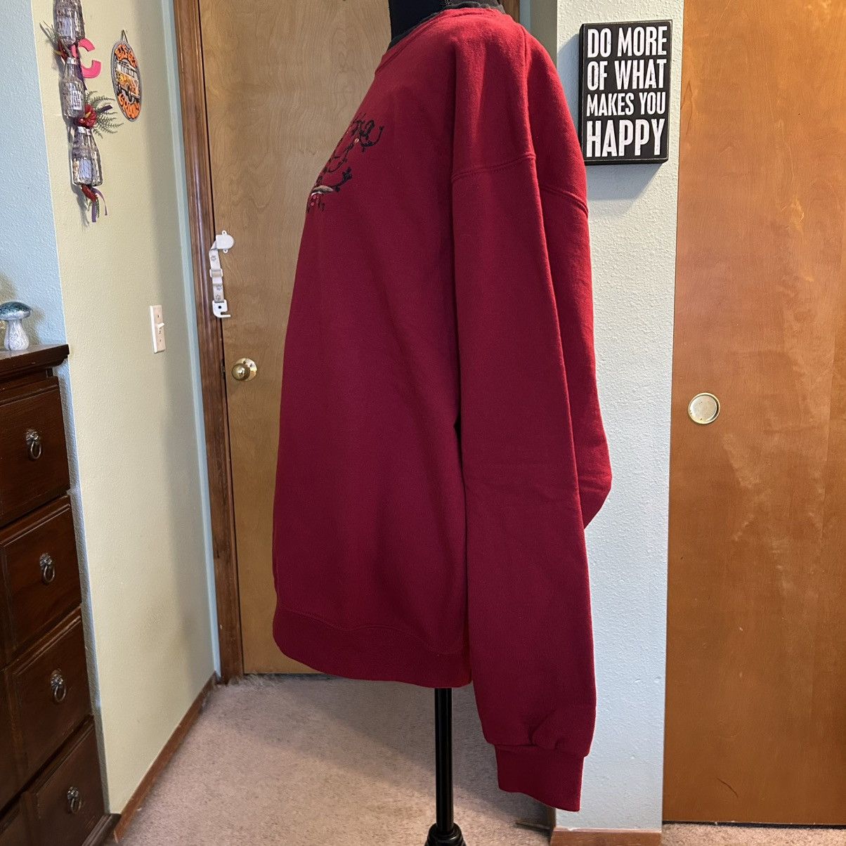 Jerzees Jerzees vintage cardinal red LS pullover sweatshirt XL Size XL / US 12-14 / IT 48-50 - 4 Thumbnail