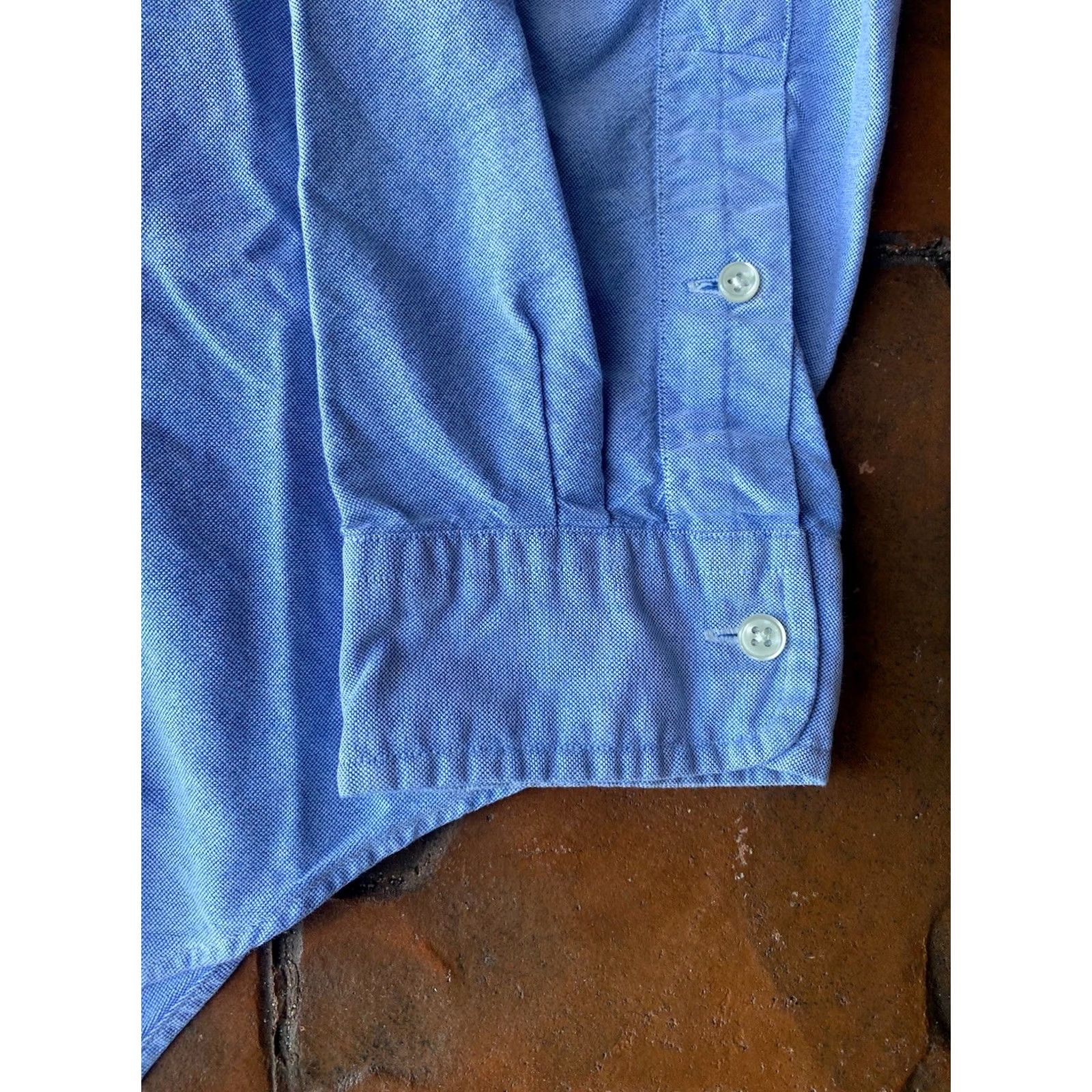 Polo Ralph Lauren VINTAGE Ralph Lauren Denim Button-Up Pony Shirt XL Men Blue 90s Polo Ralph Lauren Blaire Button-Down Long Sleeve Size US XL / EU 56 / 4 - 5 Thumbnail