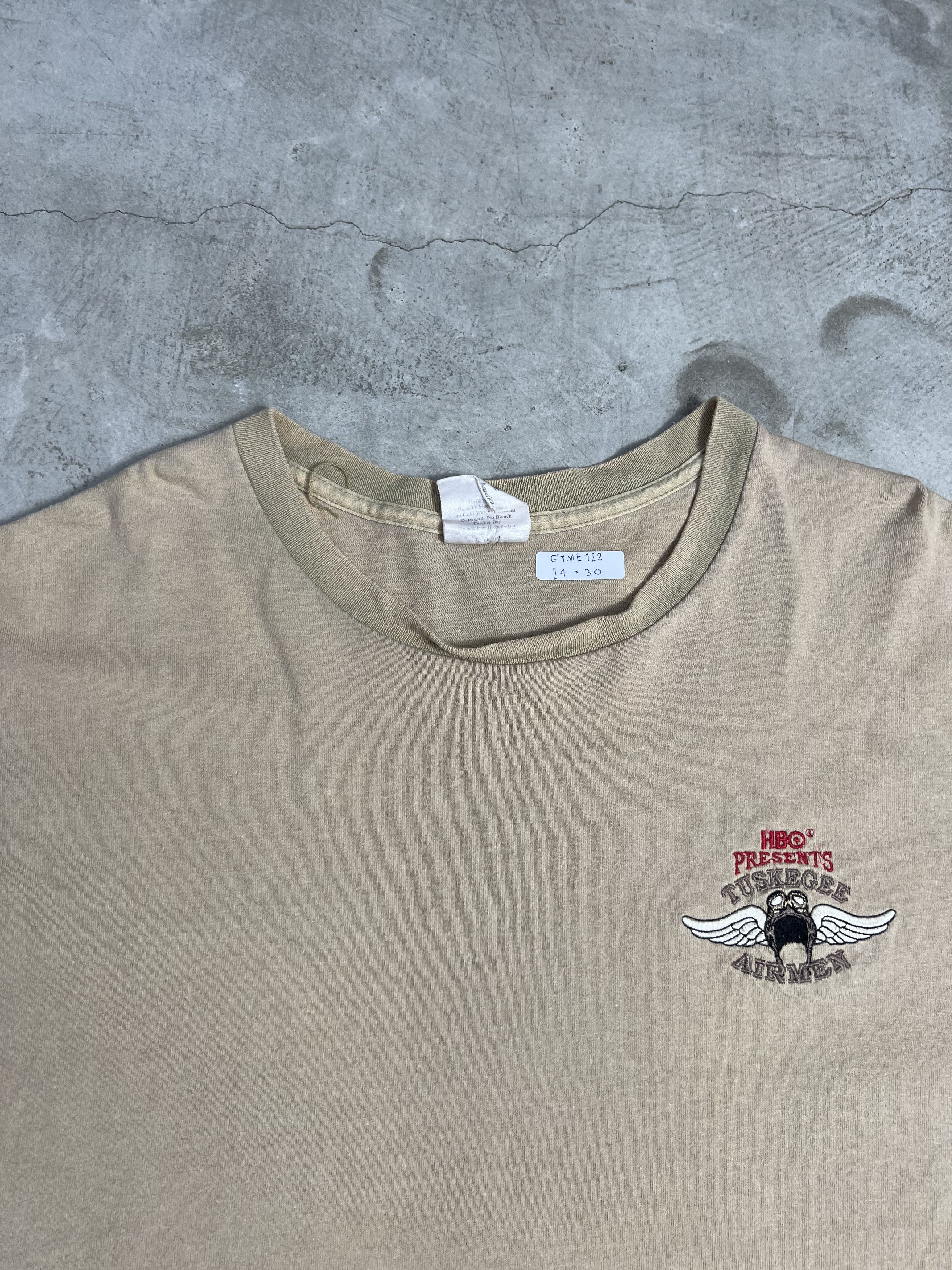 Vintage Vtg 90s HBO The Tuskegee Airmen Movie Promo Tee (XL) GTME122 Size US XL / EU 56 / 4 - 7 Thumbnail