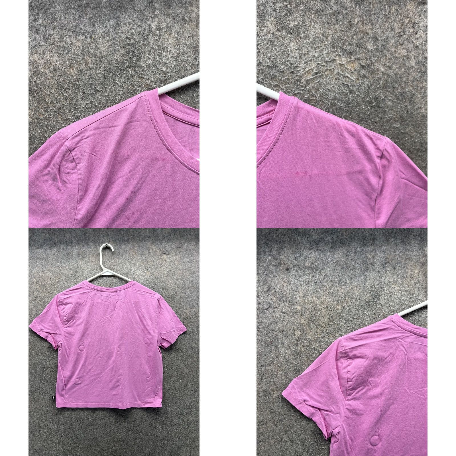 Karl Lagerfeld Karl Lagerfeld Paris Shirt Womens Small Pink Cat Rhinestone Cropped Top Size S / US 4 / IT 40 - 8 Thumbnail