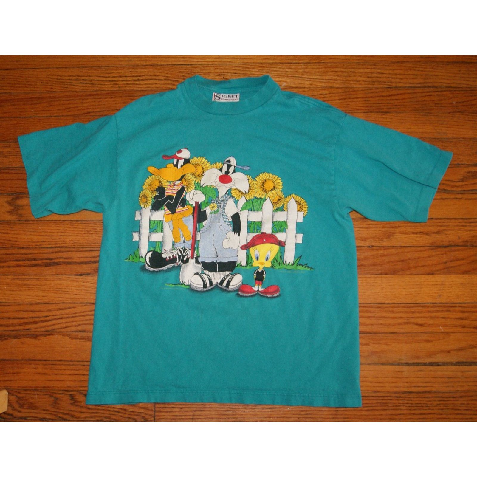 Warner Bros VTG Warner Bros Tweety Bird Daffy Sylvester M TShirt Size US M / EU 48-50 / 2 - 2 Thumbnail