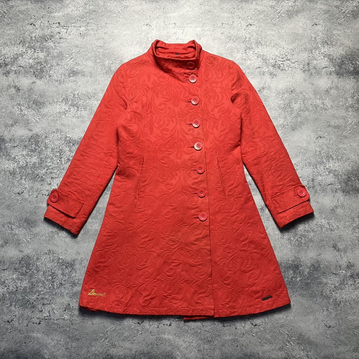 Desigual Vintage Desigual Trench Coat Jacket Avantgarde Streetwear Size XS / US 0-2 / IT 36-38 - 1 Thumbnail