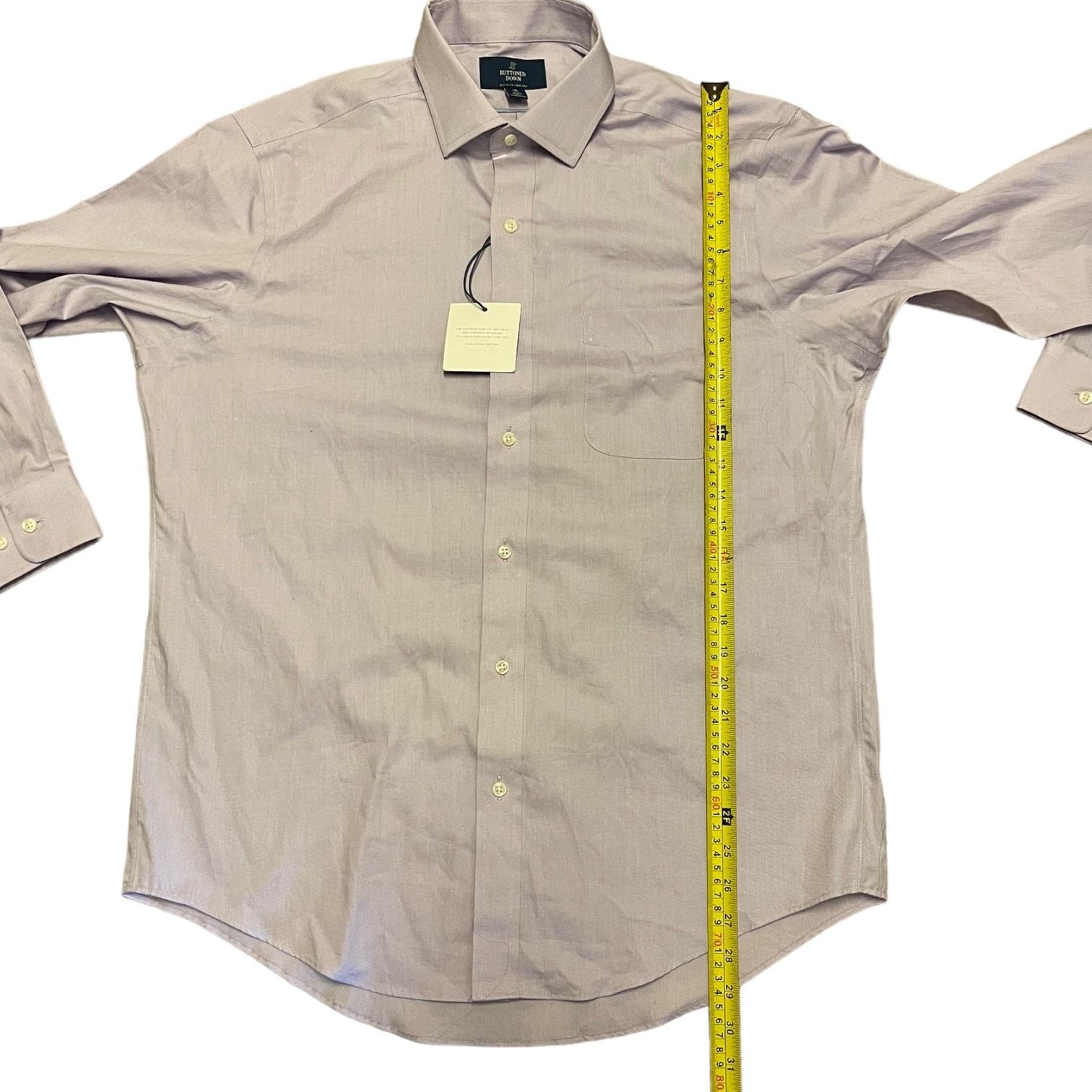 Other Buttoned Down Cotton Lavender Collared Shirt Size 34 16 Size US L / EU 52-54 / 3 - 6 Thumbnail