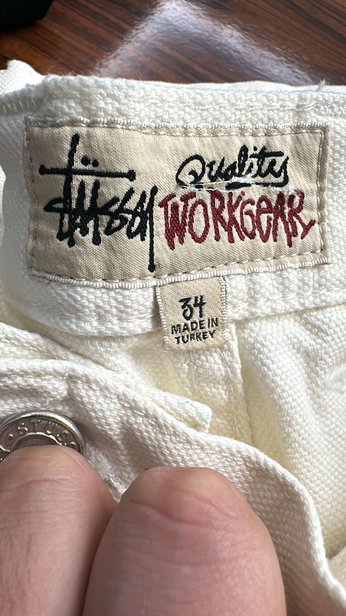 Stussy Stussy Double Knee Work Pant in Bone 34 Size US 34 / EU 50 - 8 Thumbnail