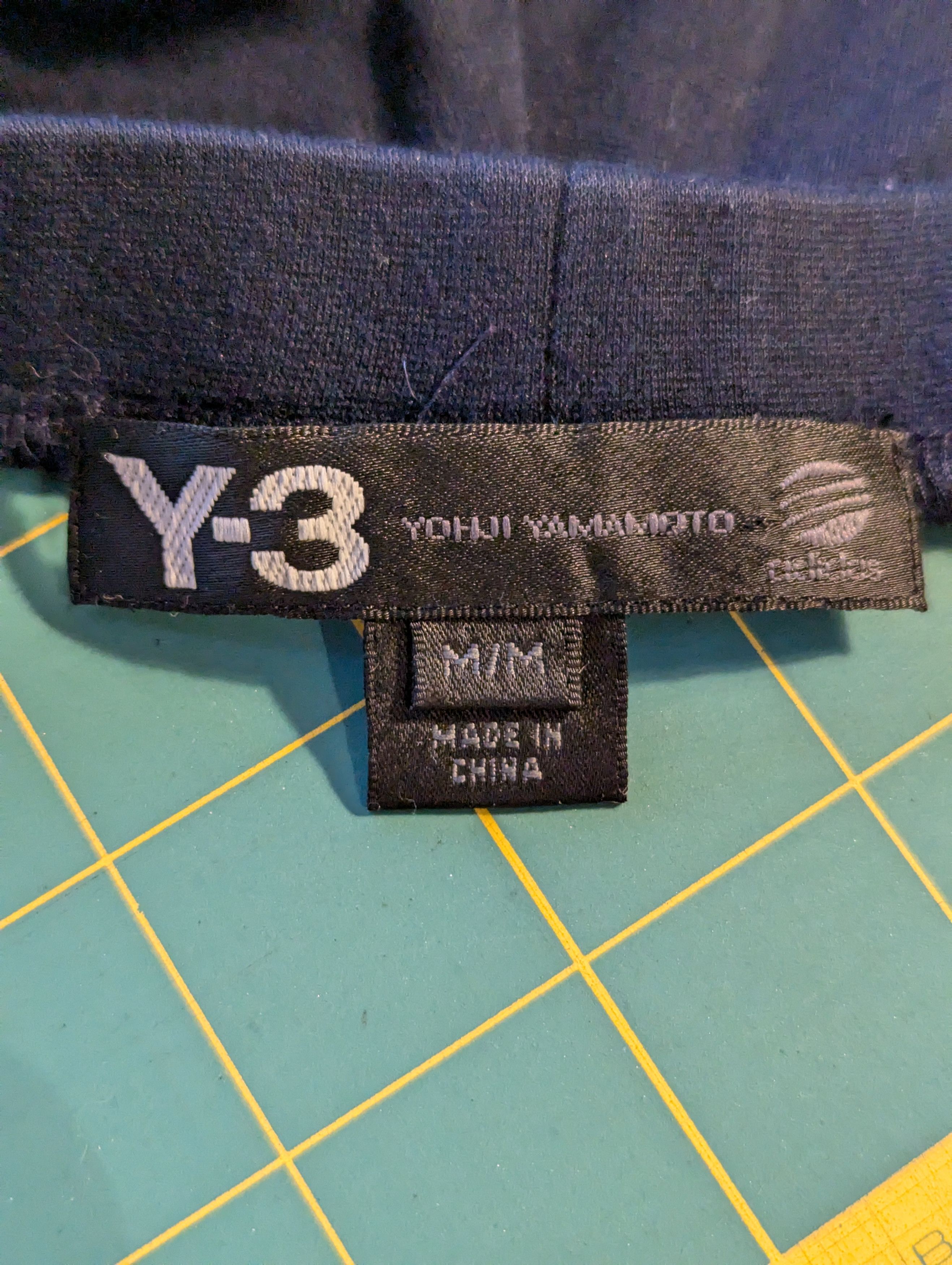 Y-3 Y-3 Leggings Women Medium (Small, 27") Navy Yoga Stretch Size 27" / US 4 / IT 40 - 2 Thumbnail