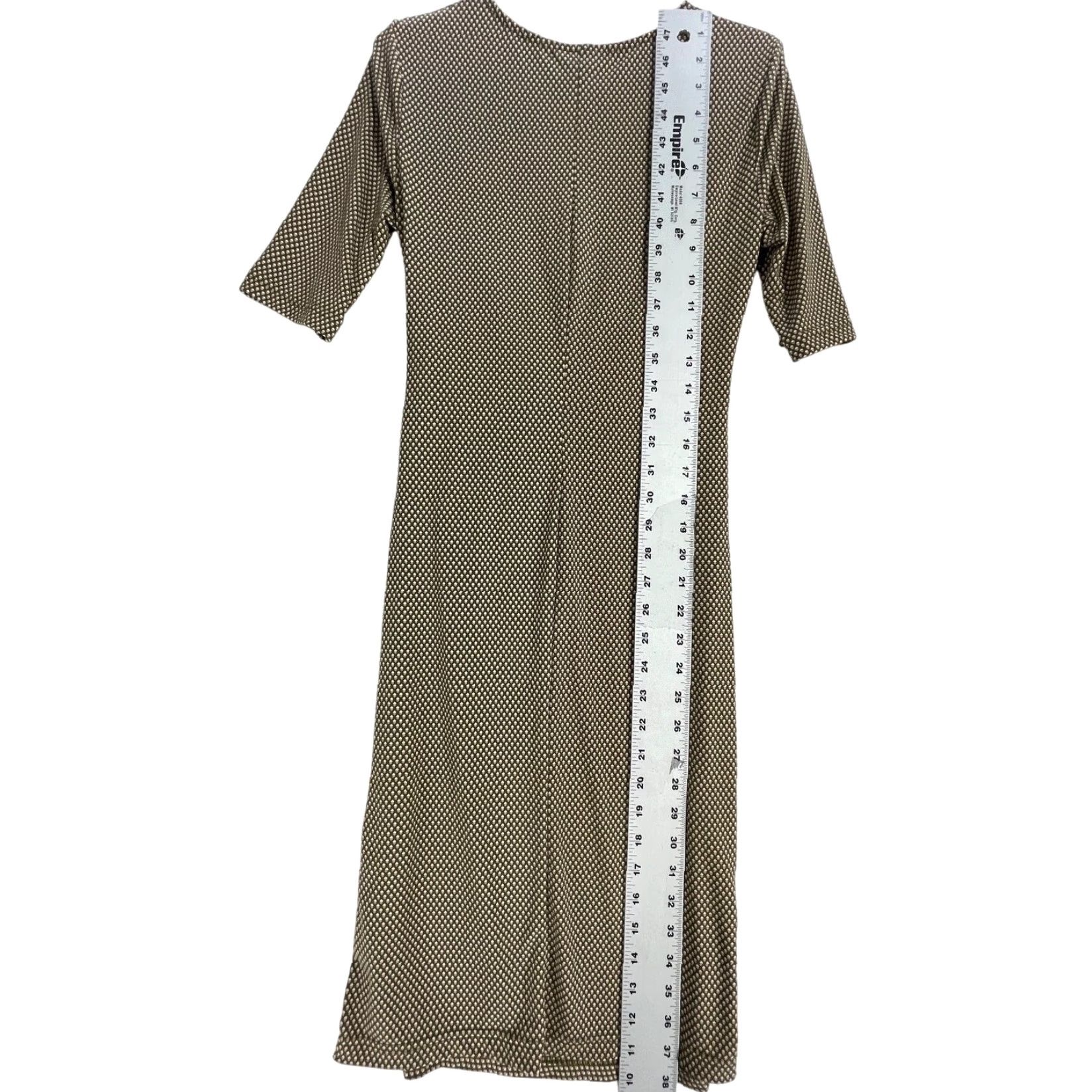Banana Republic Banana Republic Midi Dress Women XS Green Pink White 3/4 Sleeve Round Neck Geometric Pattern Vintage? No Size XS / US 0-2 / IT 36-38 - 6 Thumbnail