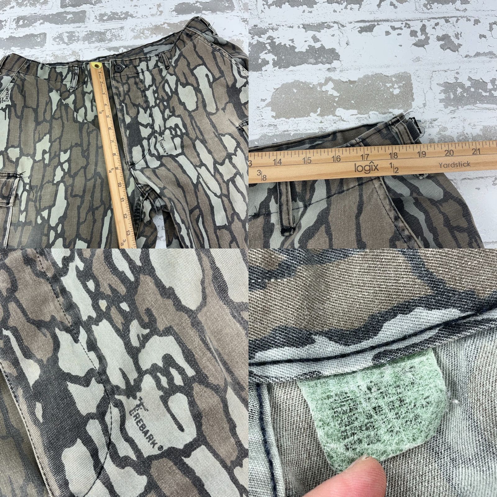 Vintage Vintage Trebark Camo Pants Men XL 40x30 Cargo Baggy Skate USA 90s Hip Hop Adult Size US 36 / EU 52 - 9 Thumbnail