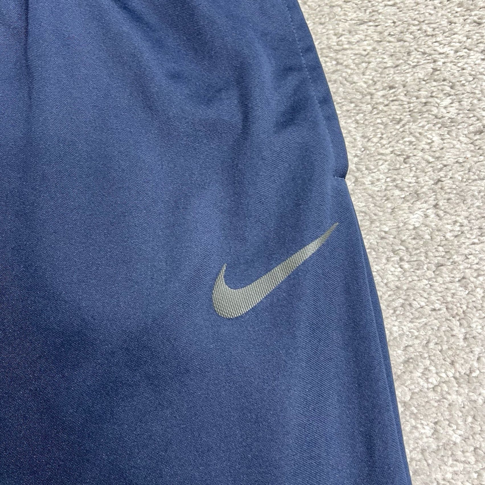 Nike Nike Pants Mens Medium Blue Stripe Epic Training Warmup Pants Activewear Track Size US 31 - 3 Thumbnail