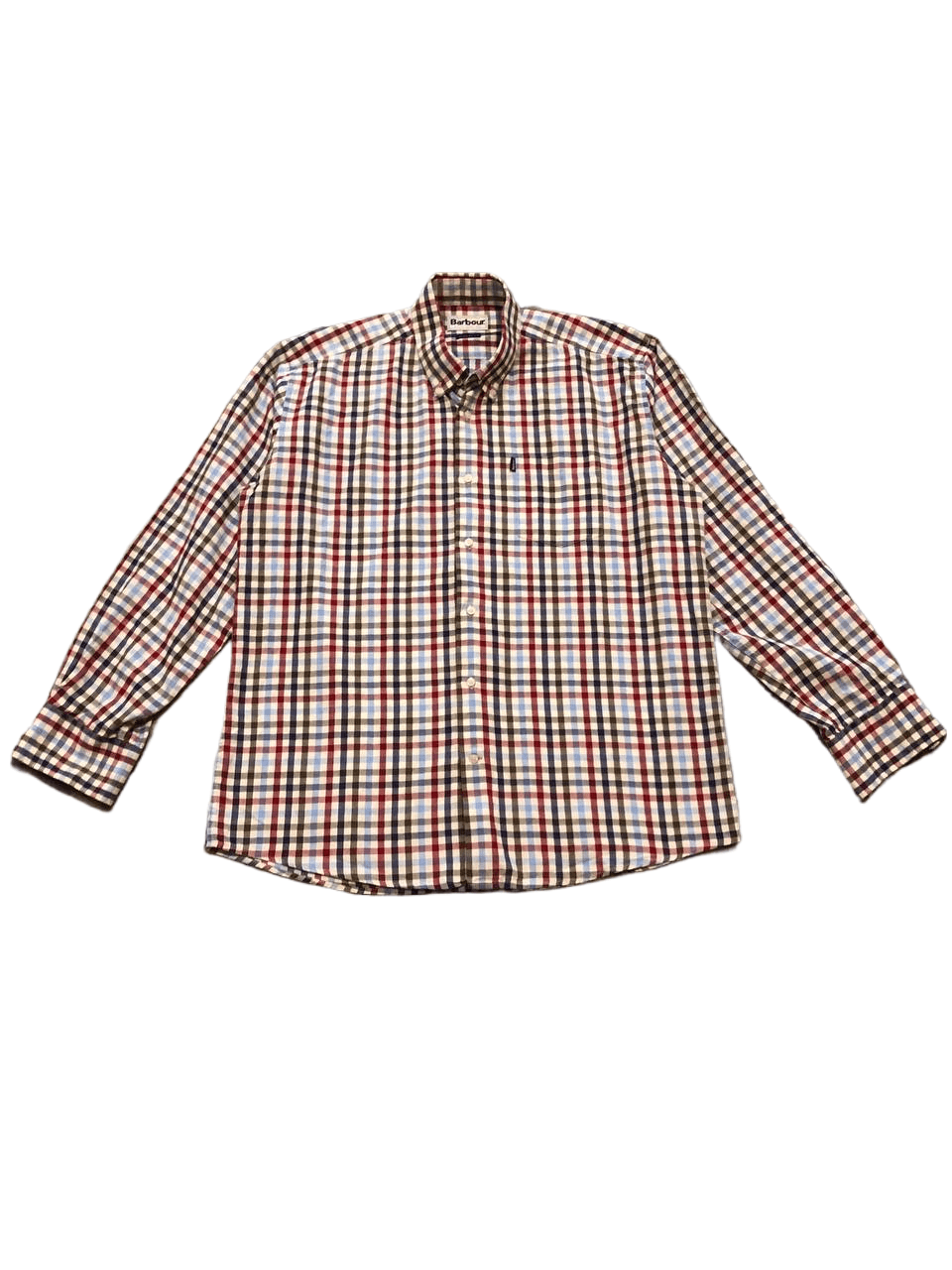Barbour Vintage Barbour Regular Fit Checkered Shirt Size L Size US L / EU 52-54 / 3 - 1 Thumbnail