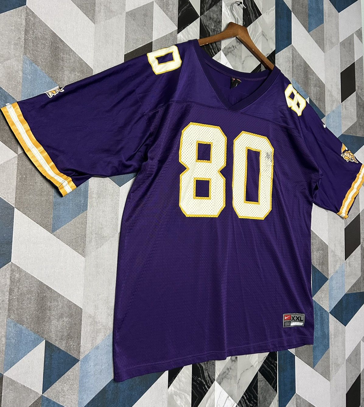 MLB × Nike 🔥 Vintage NFL NIKE Minessota Vikings Cris Carter Jersey Home Size US XXL / EU 58 / 5 - 4 Thumbnail