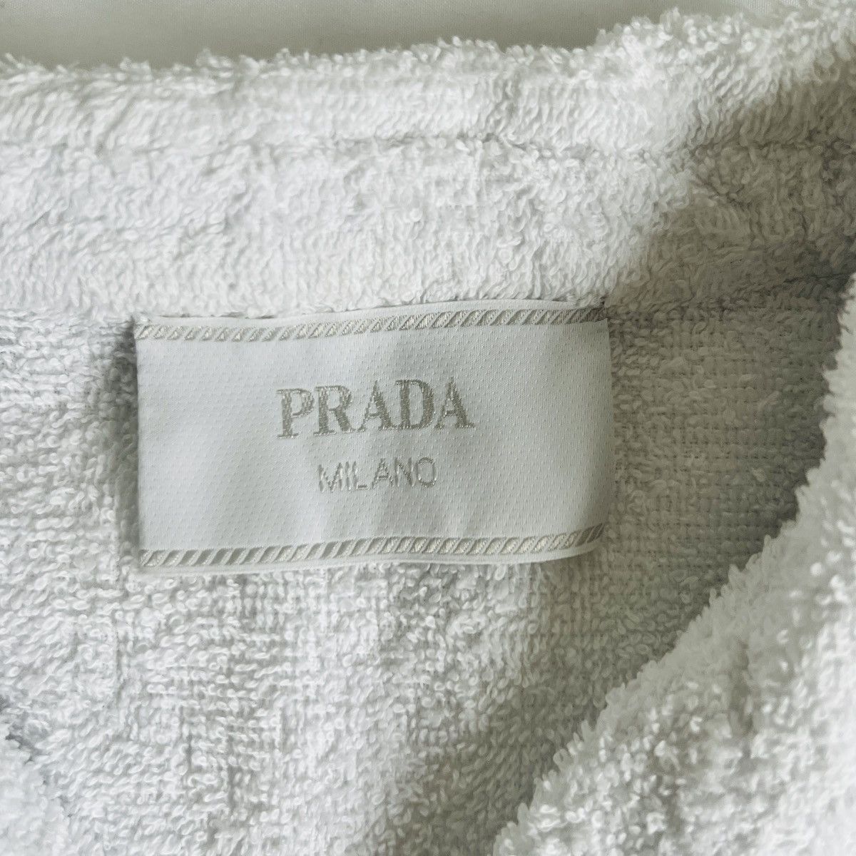 Prada PRADA terry cloth bowling shirt jacket Size US S / EU 44-46 / 1 - 7 Thumbnail