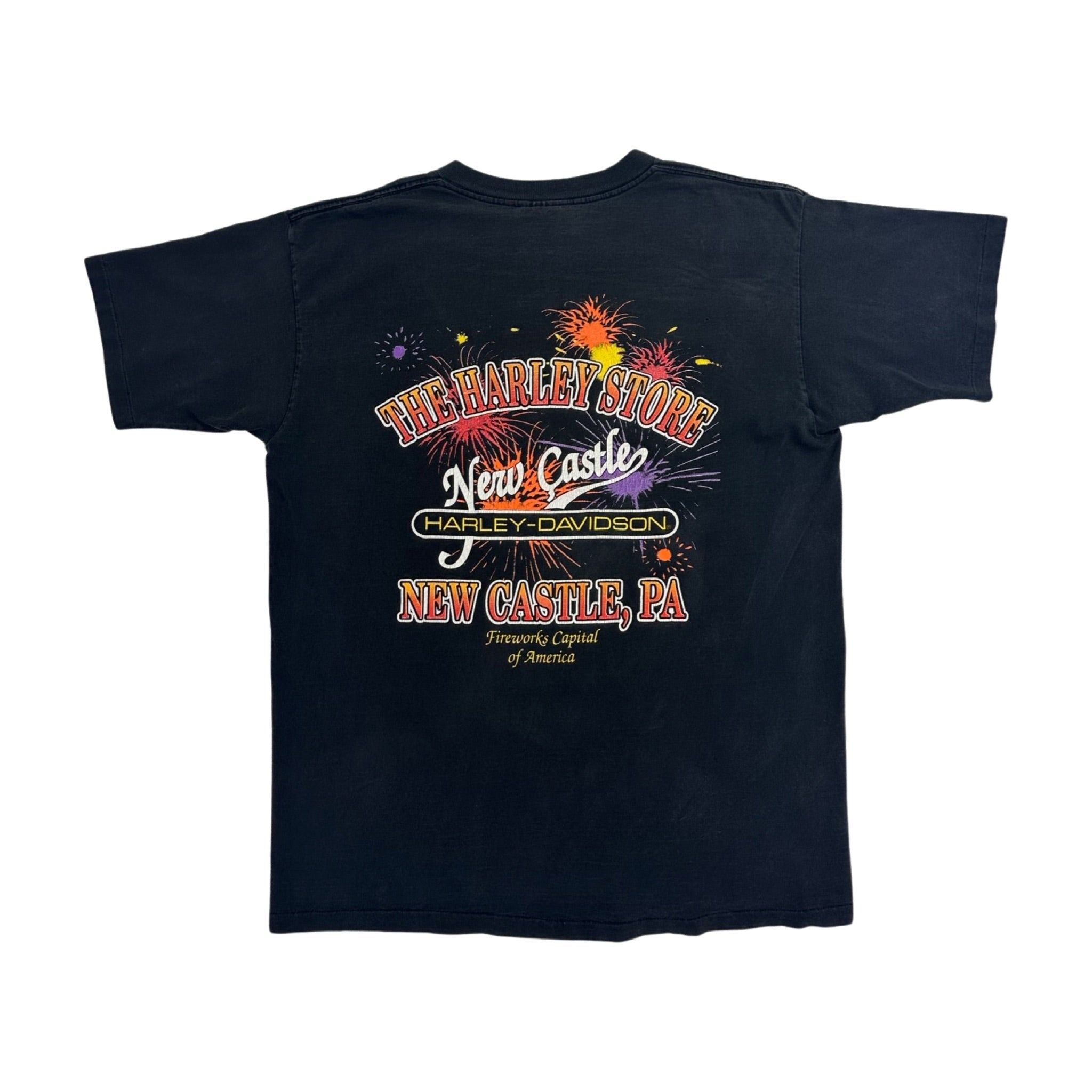 Vintage Vintage Eagle Harley Tee Size US L / EU 52-54 / 3 - 3 Thumbnail