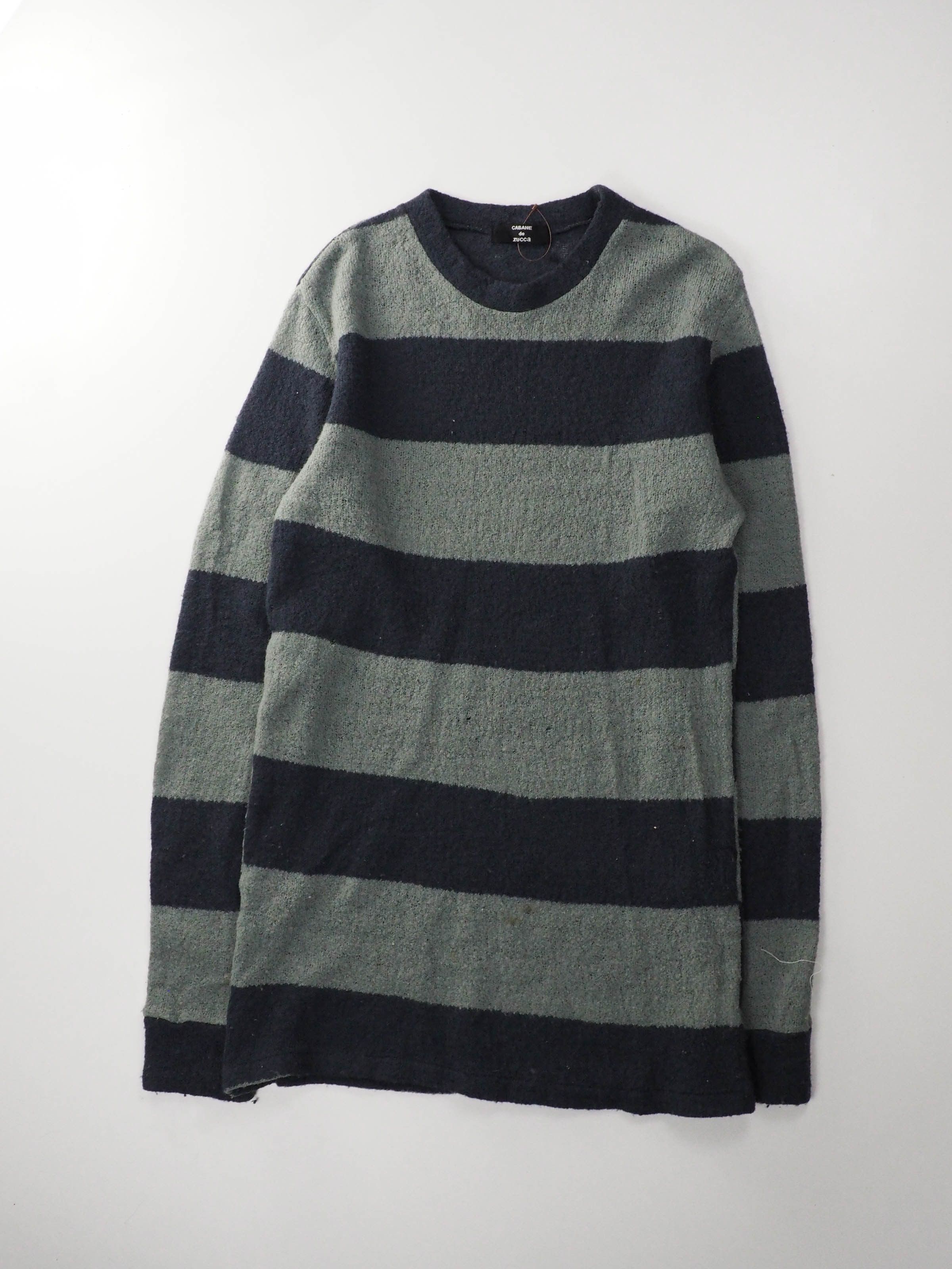 CABANE de ZUCCa cabane de zucca stripe sweater extended sleeve Size US M / EU 48-50 / 2 - 1 Thumbnail