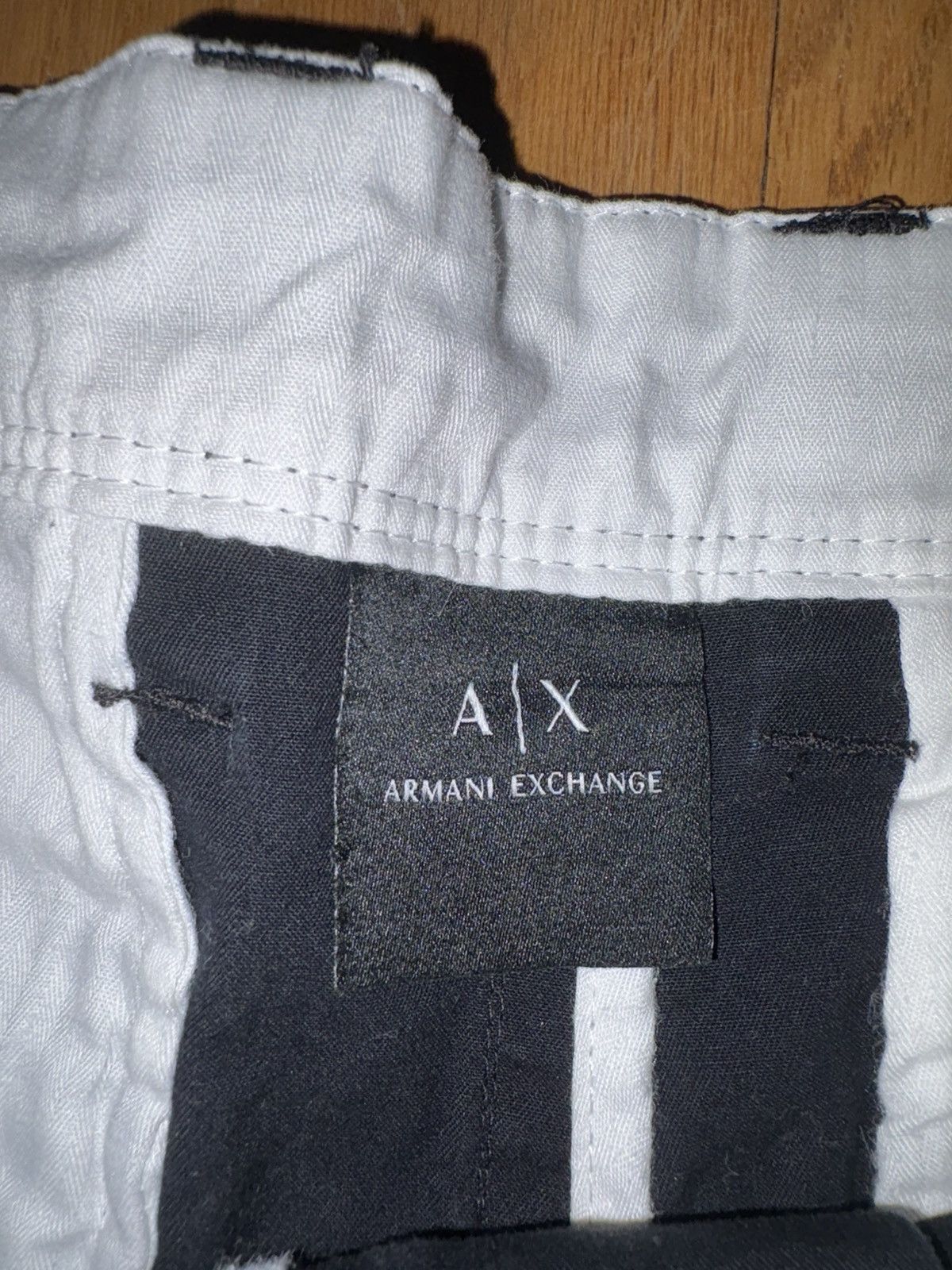 Armani Exchange Armani Exchange Black Khaki Shorts Size US 34 / EU 50 - 3 Thumbnail