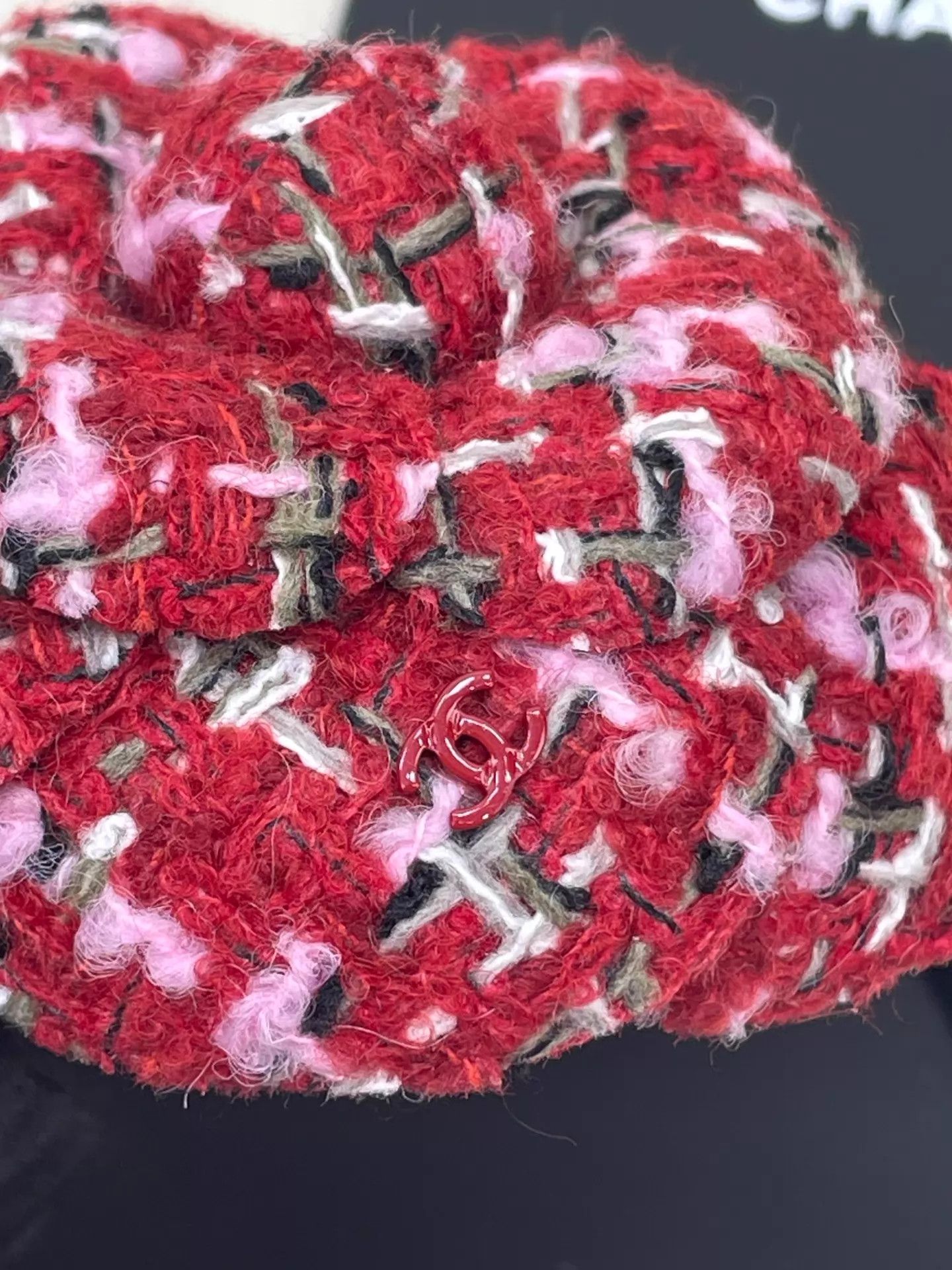 Chanel Chanel 25K Tweed Camellia Brooch Size ONE SIZE - 6 Thumbnail
