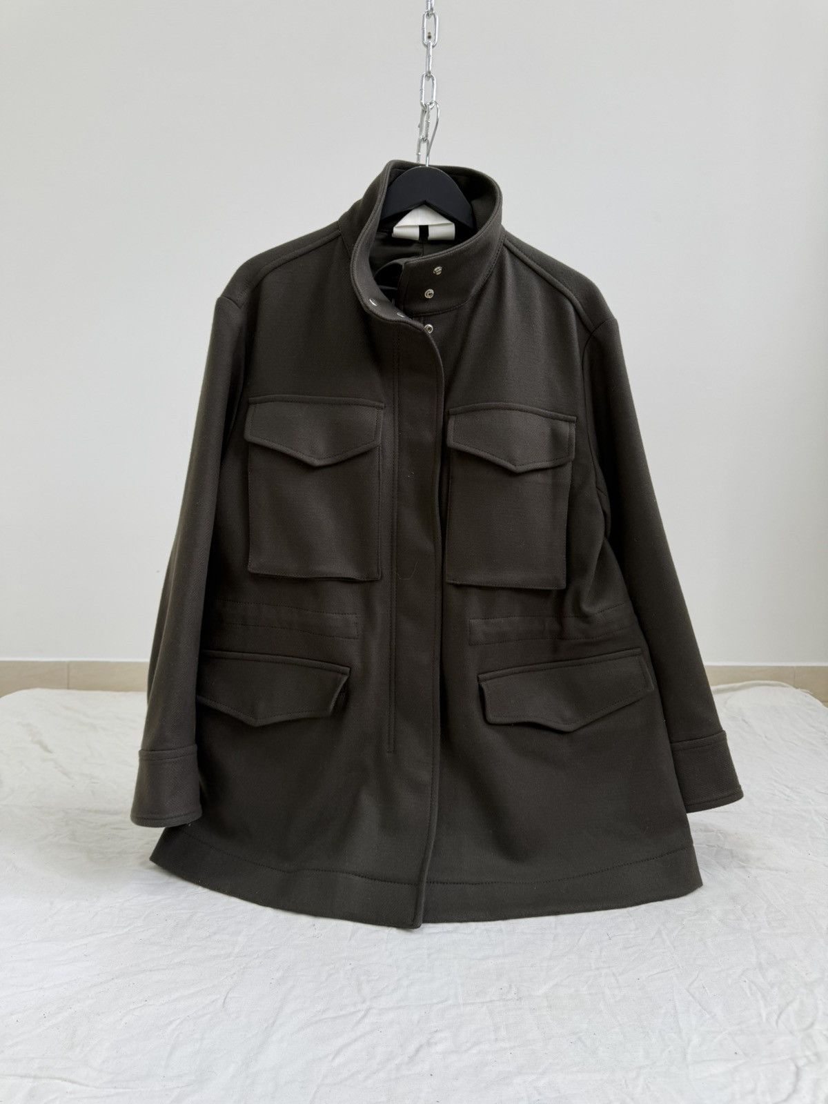 Arket Arket Green Utility Cargo Jacket Size L / US 10 / IT 46 - 1 Thumbnail