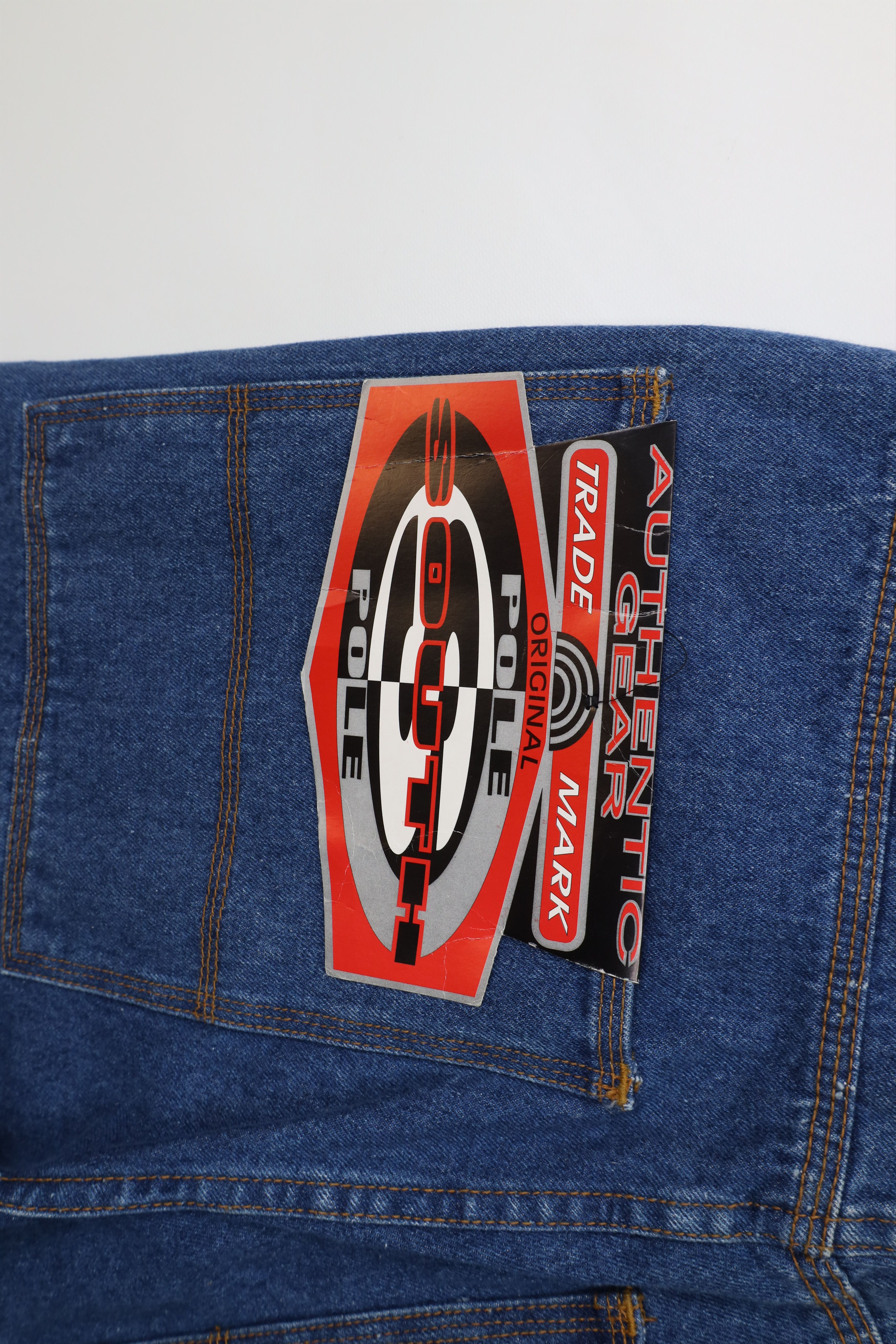 Southpole Deadstock Vintage 90s Y2K Southpole Fit Wide Leg Denim Jeans Size US 36 / EU 52 - 15 Thumbnail